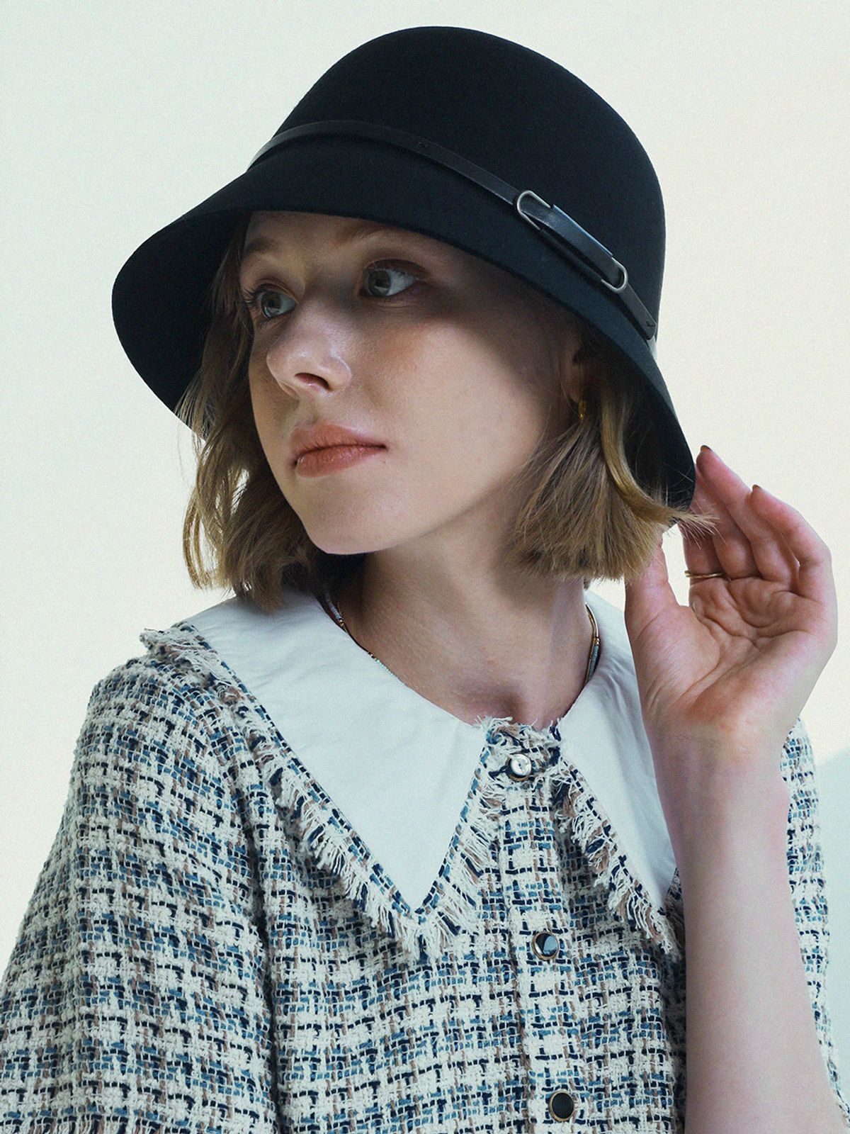 메르헨(MERCHEN) Bole Cloche hat (3color)