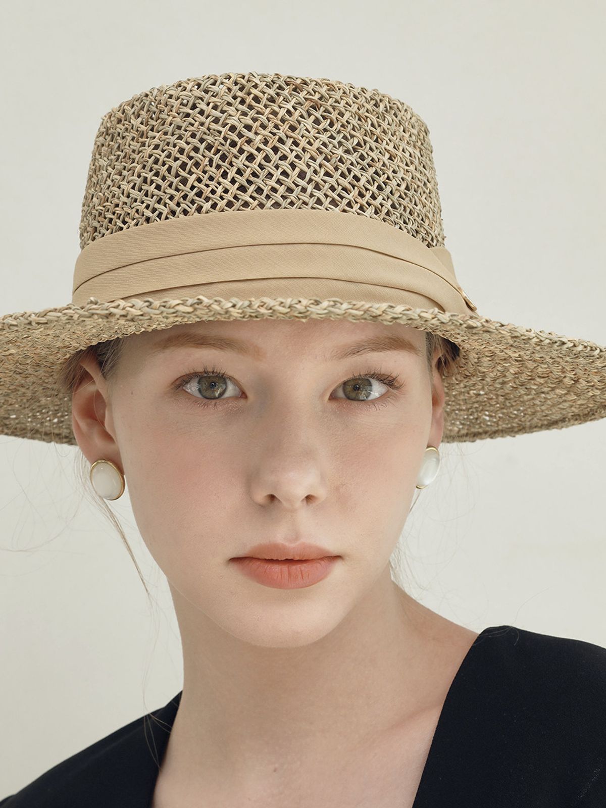 메르헨(MERCHEN) dio panama hat_black