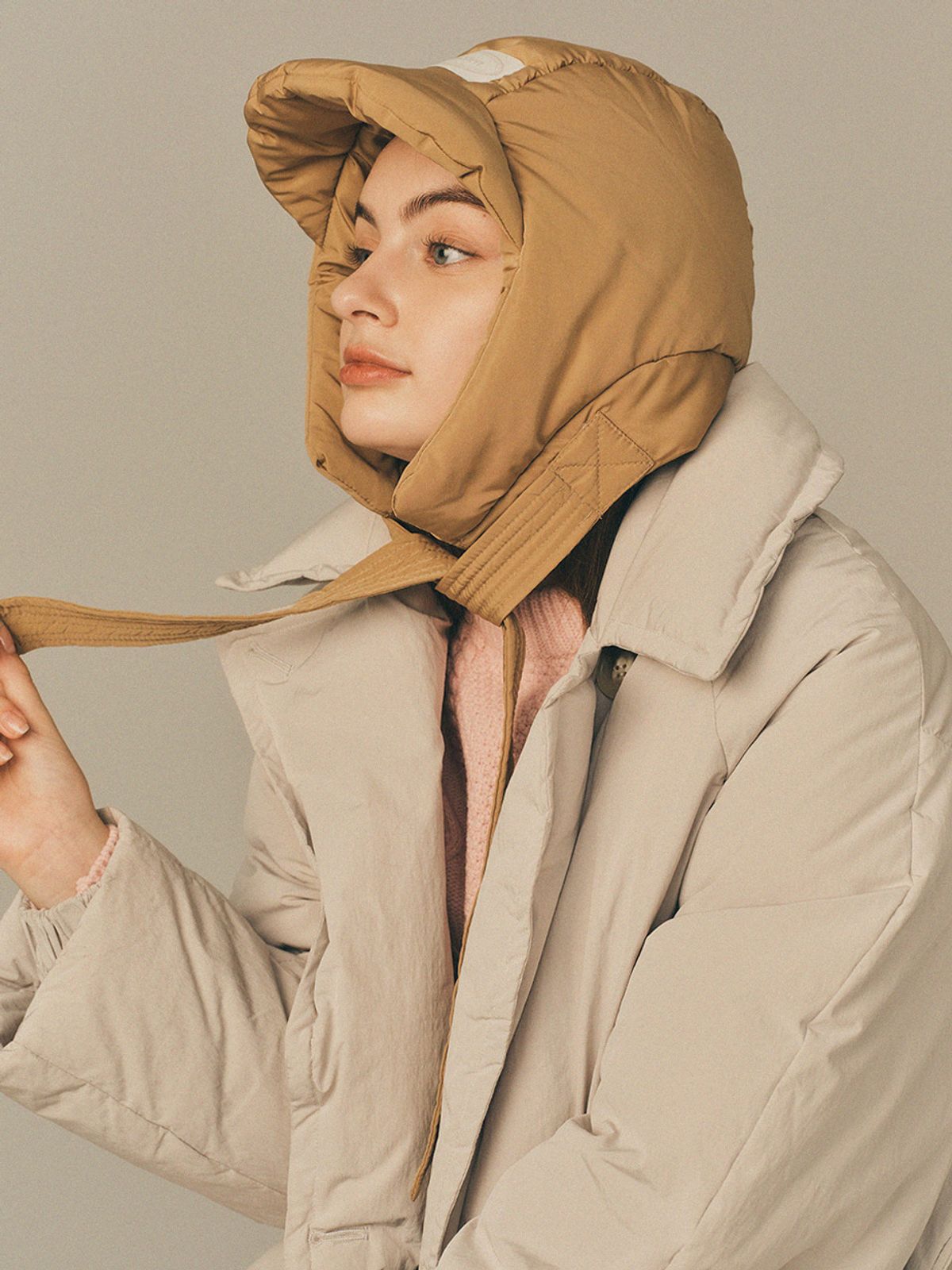 메르헨(MERCHEN) Padding tropper hat_3color
