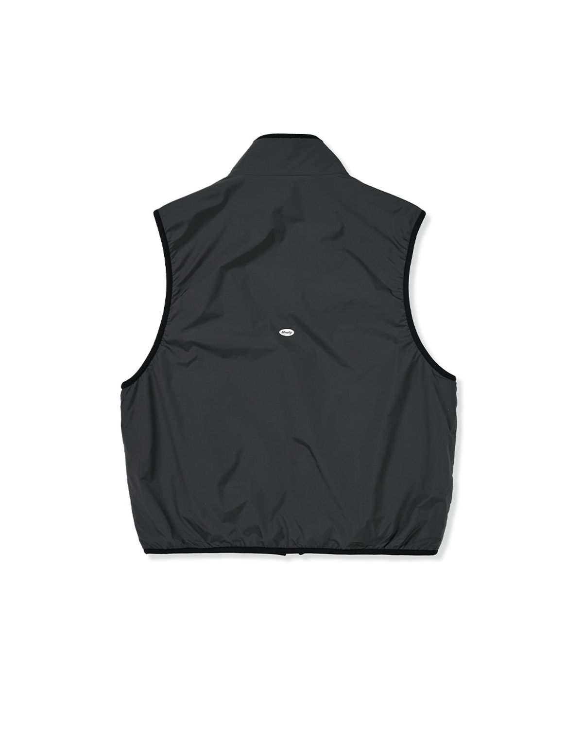 엠엠엘지(MMLG) [Mmlg] REVERSIBLE FLEECE VEST (PURPLE / CHARCOAL)