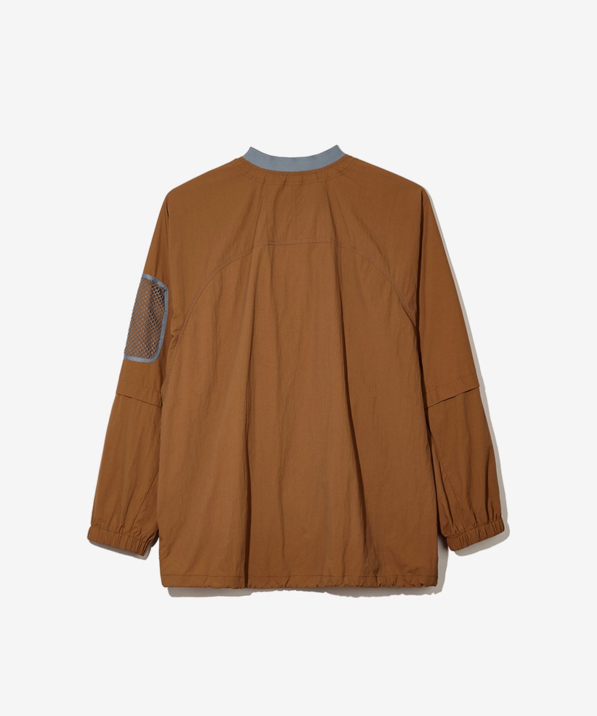논타입(NONTYPE) MESH PANELED ANORAK (CAMEL)