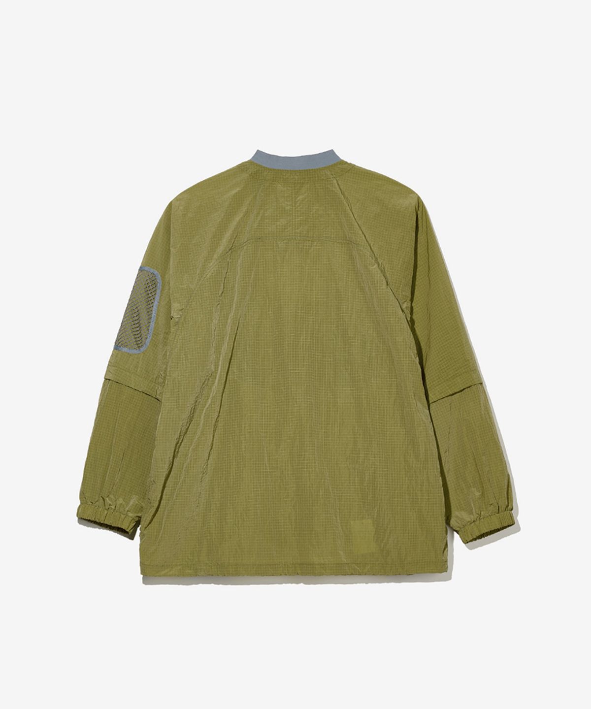 논타입(NONTYPE) MESH PANELED ANORAK (GREEN)