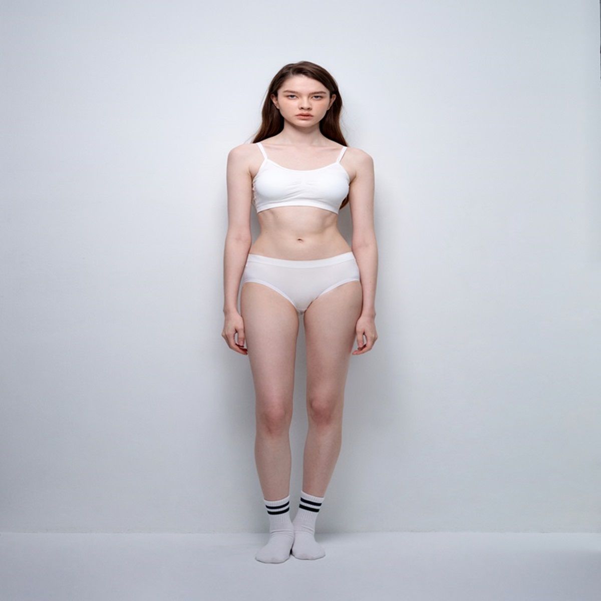 호라호(HOLAHO) 클래식 심리스 컬러 팬티 3PACK_WHITE