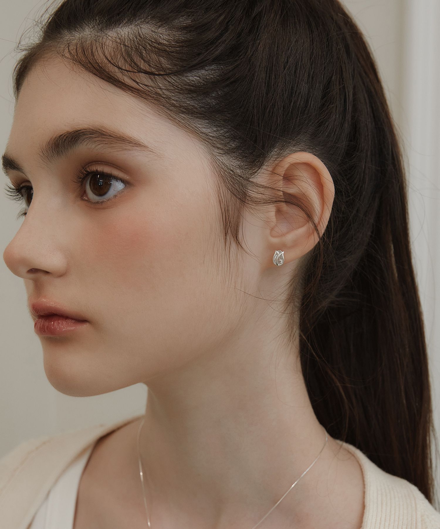 【TATIANA】Present Pearl Rose Earring EC3102〜ピアス★韓国発 MUSINSA公式 | TATIANA (Silver 925) Bell Tulip Earrings EC3138