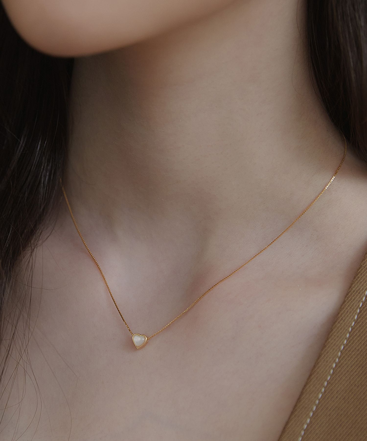 【TATIANA】(Silver925)Mother-of-Pearl Heart Pendant Necklace MUSINSA | TATIANA (Silver 925) Mother of Pearl Heart Pendant