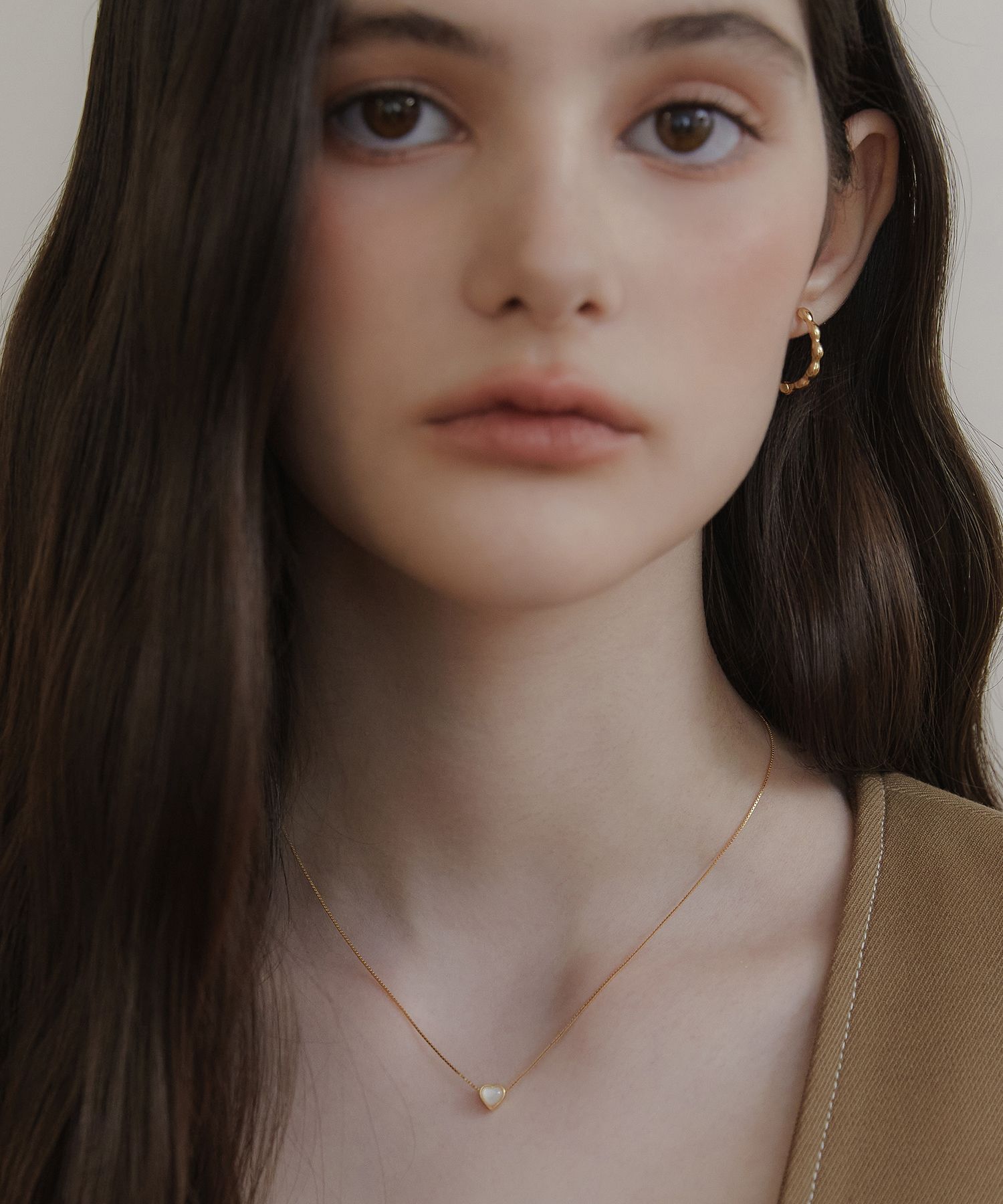 TATIANA☆[Silver925] Mother-of-pearl Heart Pendant Necklace MUSINSA | TATIANA (Silver 925) Mother of Pearl Heart Pendant
