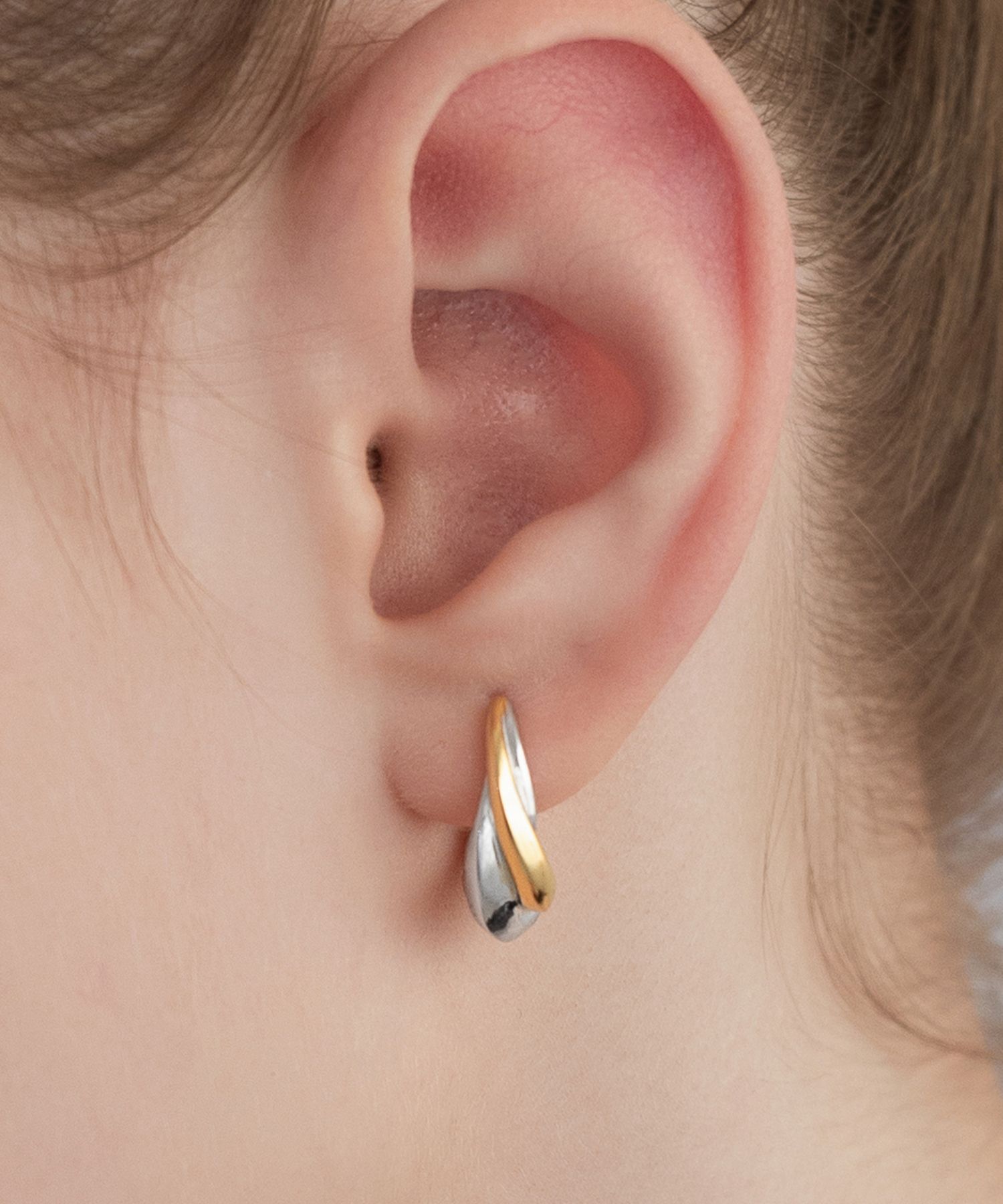 【TATIANA】Dual Drop Hoop Earring EC3123〜ピアス★韓国発 MUSINSA公式 | TATIANA Mystic Twist Hoop Earrings EC3127 (M/L)