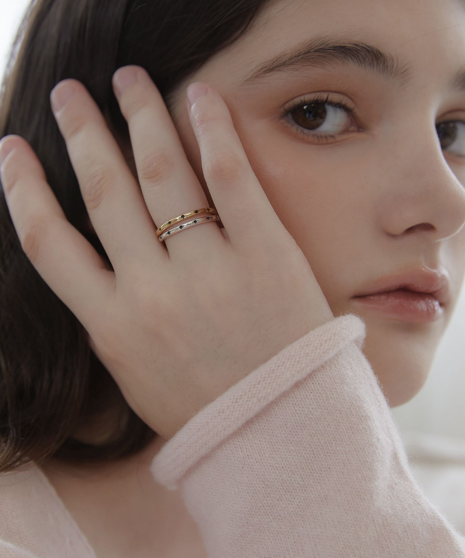 ☆TATIANA☆ Silver 925 Flow Ring CR1834 Designer fashion, Seoul-fully created | W Concept