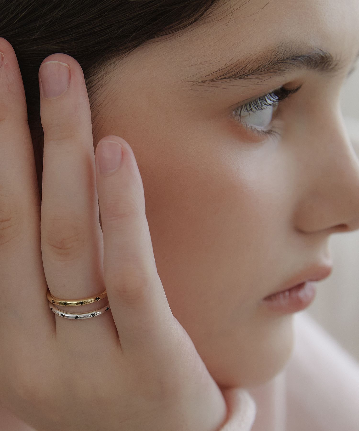 ★TATIANA★ (Silver 925) Star Pattern Daily Ring CR1826 Designer fashion, Seoul-fully created | W Concept