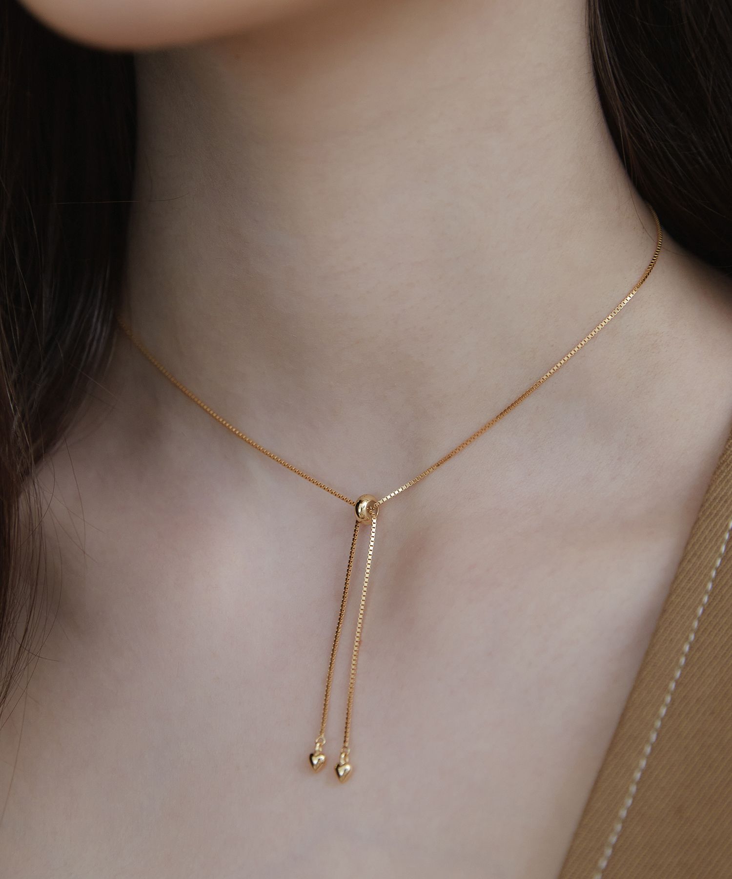 ☆TATIANA☆ Colored Heart Necklace NZ2024 j443341.001