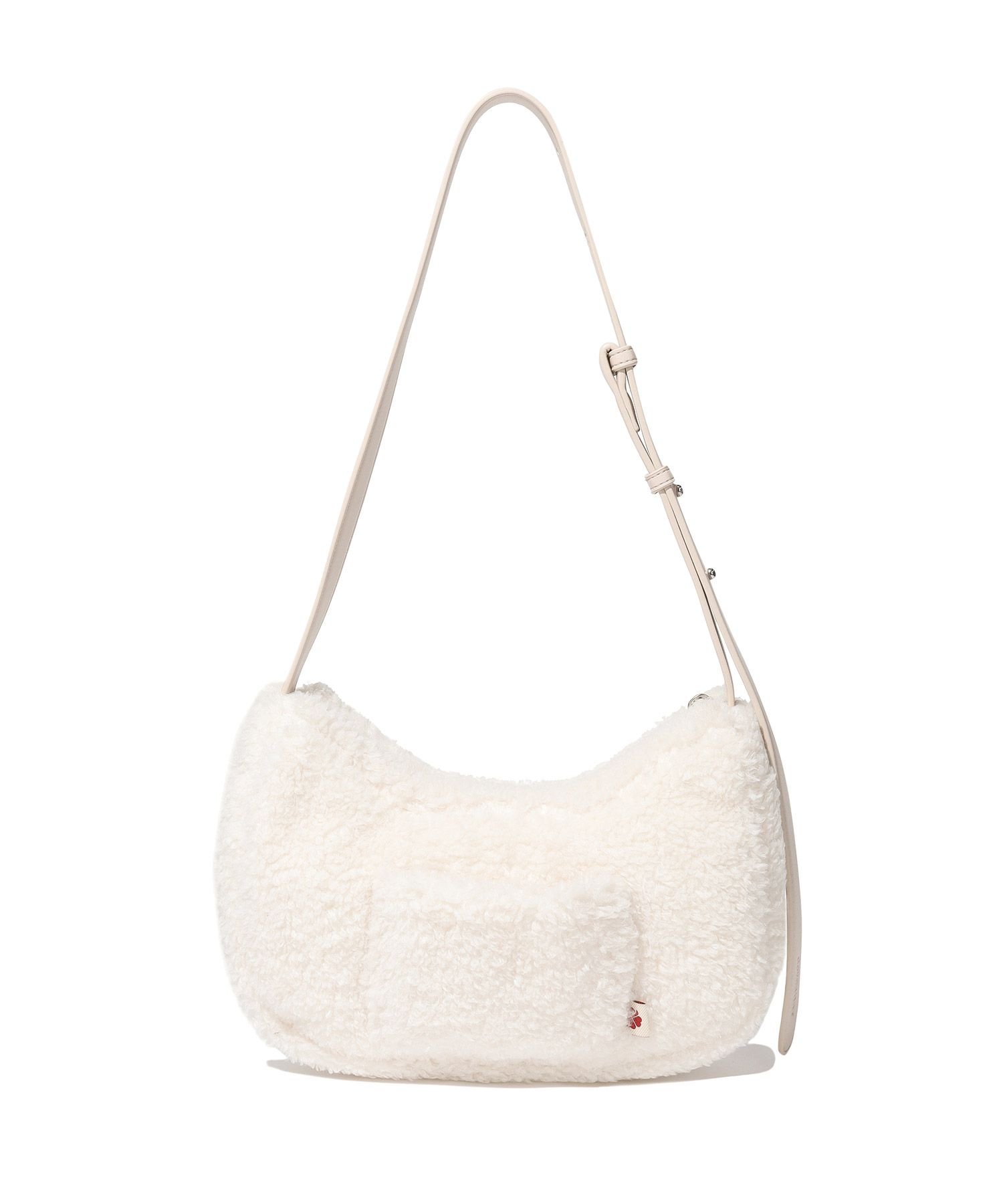 ★COVERNAT WOMAN★ Cloverheart Fluffy Tote Bag Ivory CO2404T MUSINSA | COVERNAT WOMAN Cloverheart Fluffy Medium Tote Bag