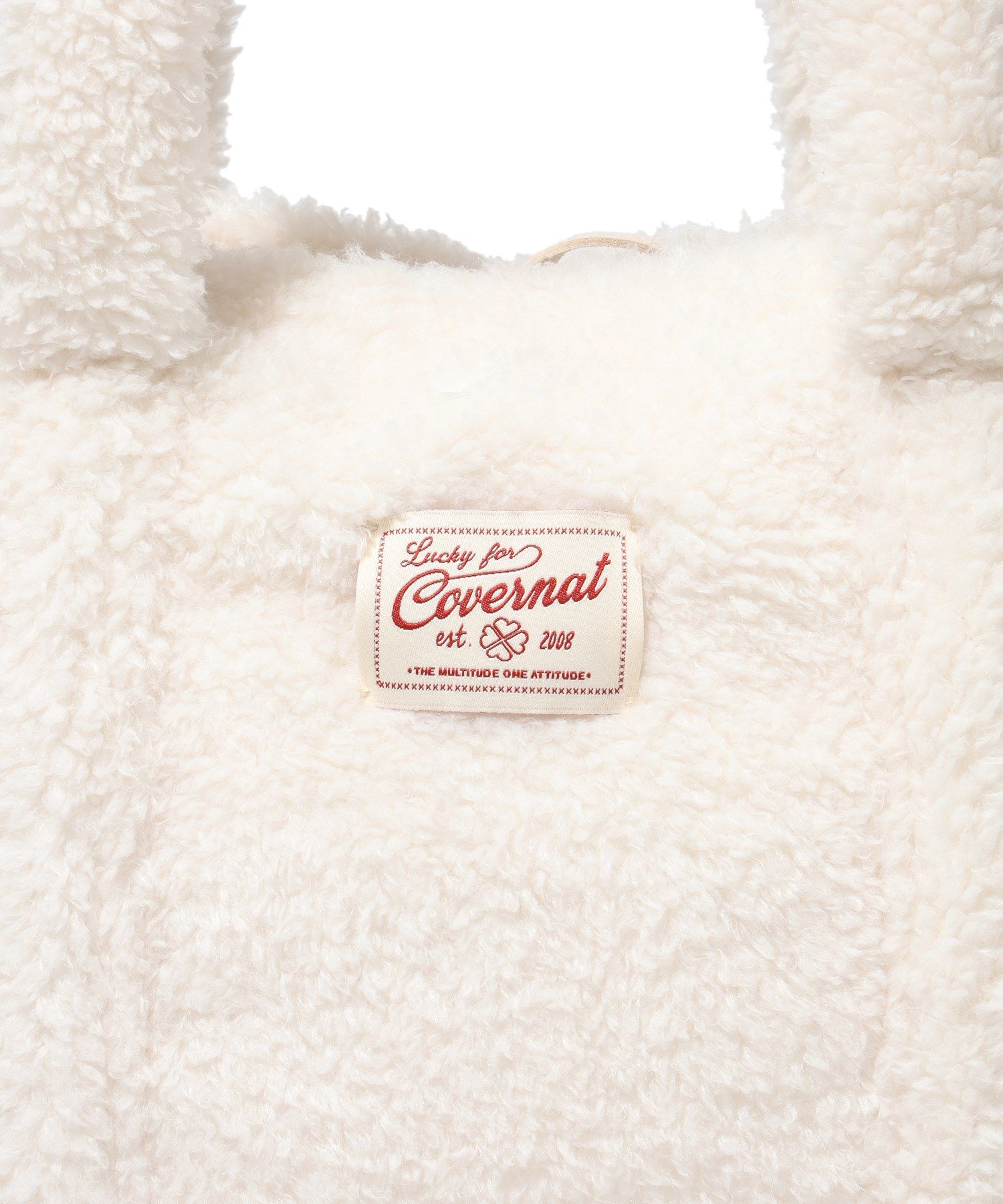 MUSINSA | COVERNAT WOMAN Cloverheart Fluffy Medium Tote Bag