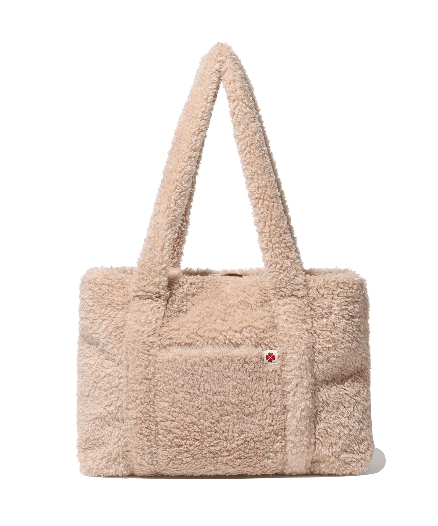 MUSINSA | COVERNAT WOMAN Cloverheart Fluffy Medium Tote Bag