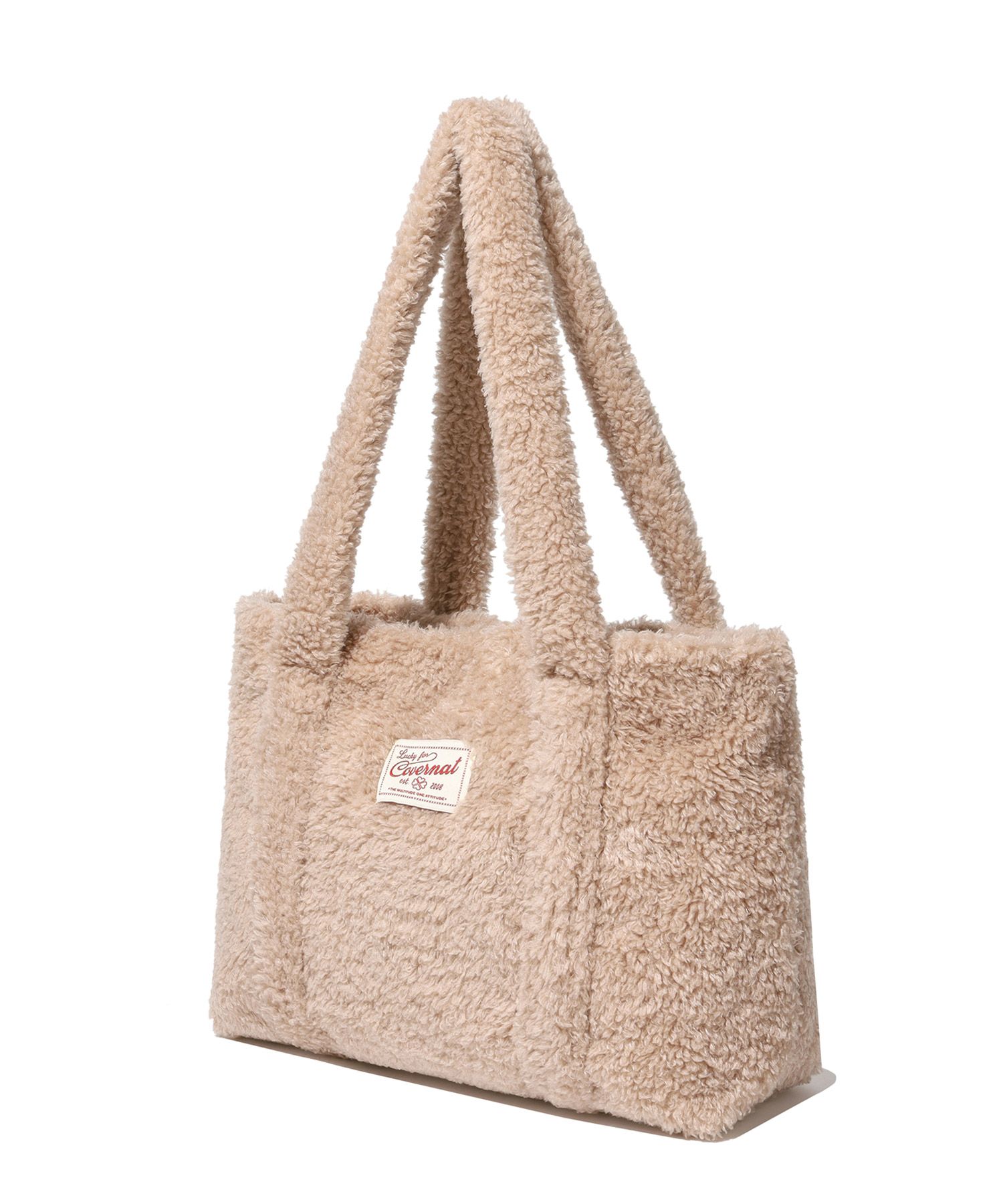 MUSINSA | COVERNAT WOMAN Cloverheart Fluffy Medium Tote Bag