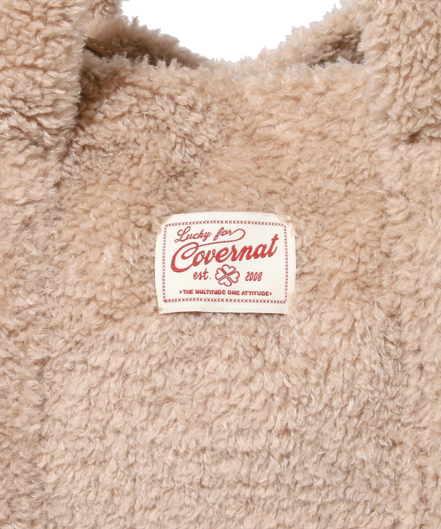 MUSINSA | COVERNAT WOMAN Cloverheart Fluffy Medium Tote Bag