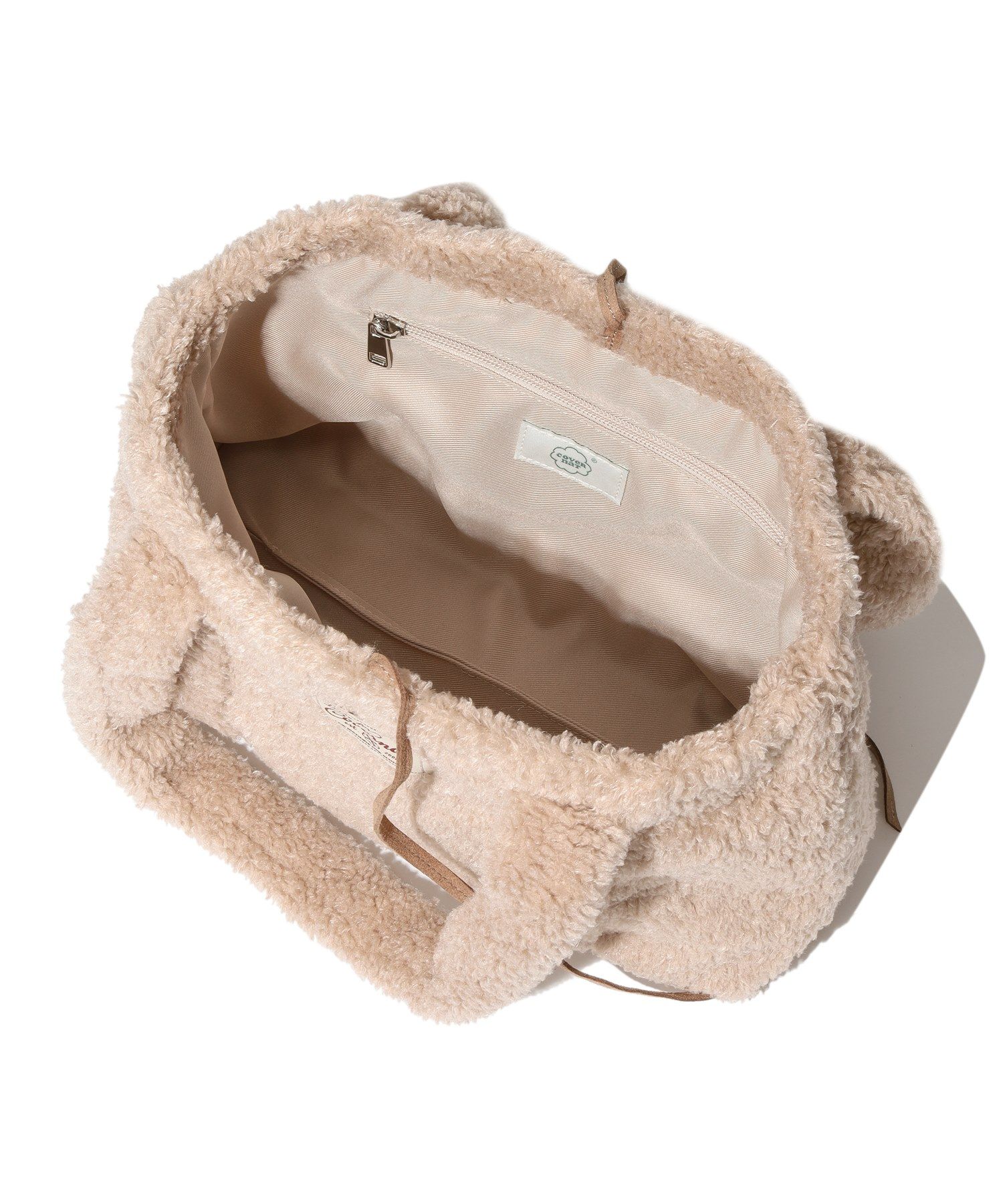 MUSINSA | COVERNAT WOMAN Cloverheart Fluffy Medium Tote Bag
