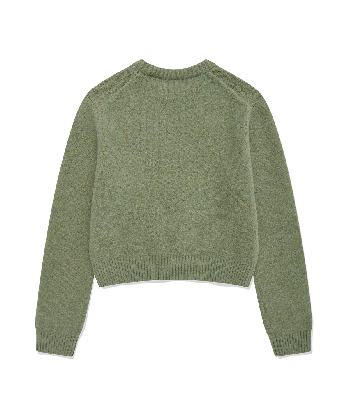 커버낫 우먼(COVERNAT WOMAN) 우먼 클로버하트 그래픽 니트 Sage Green