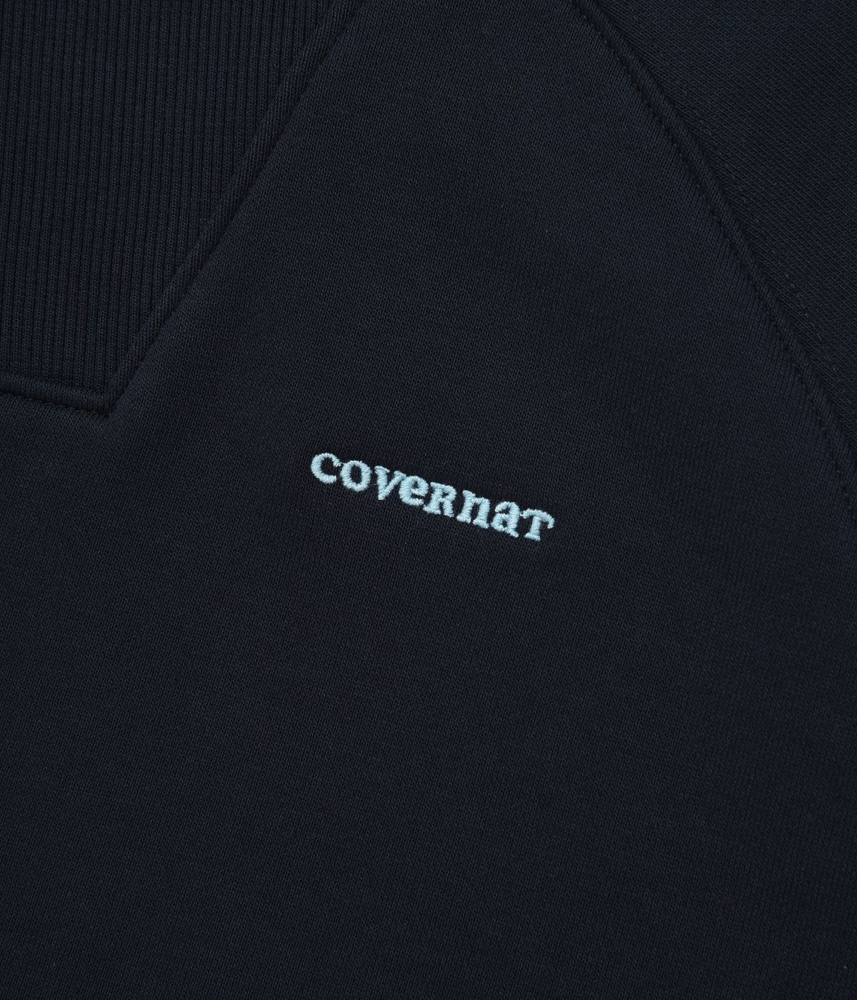 커버낫 우먼(COVERNAT WOMAN) 우먼 하프 집업 맨투맨 Navy