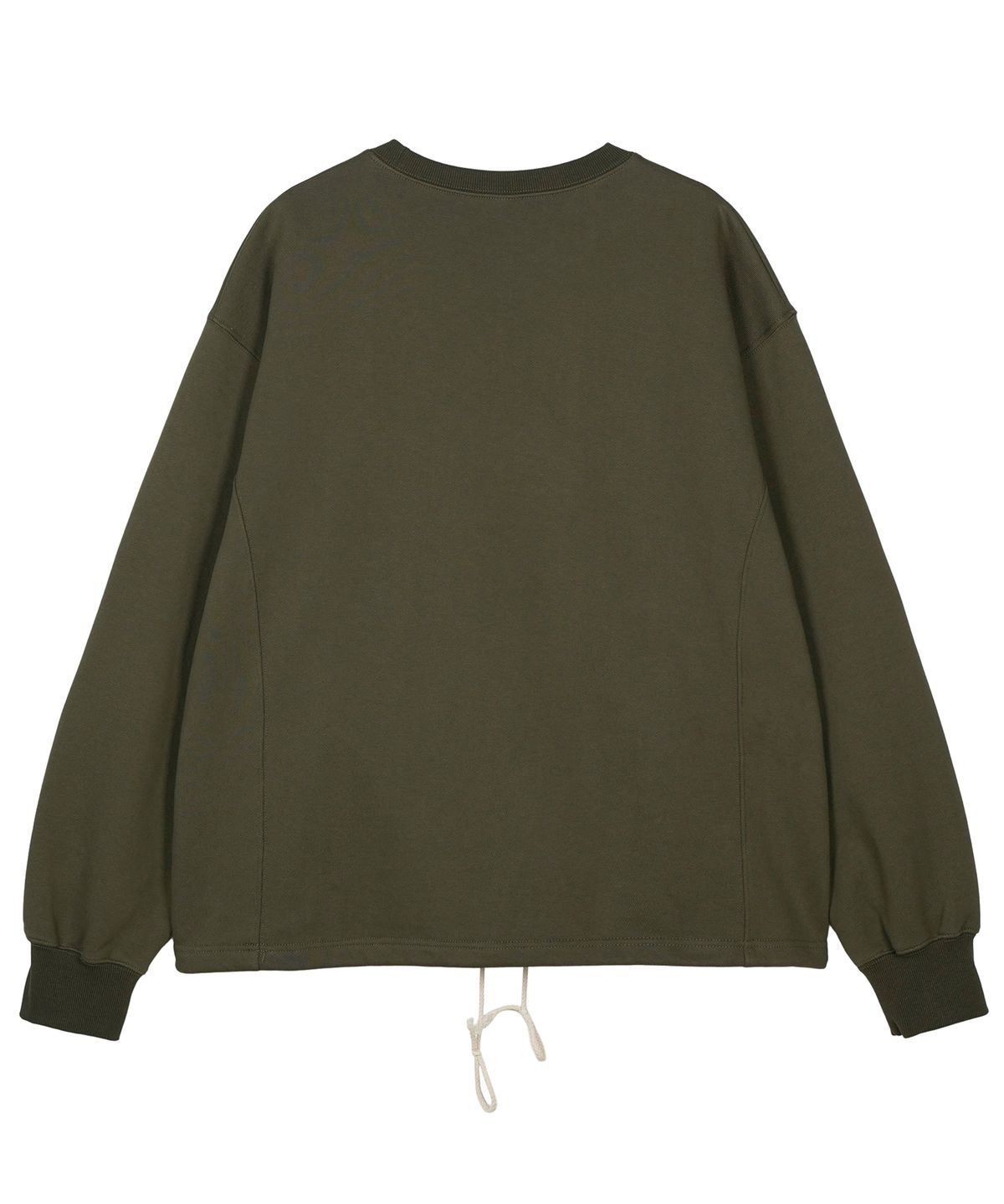 구보(GUVO) Pannel Sweat shirts, Olive green