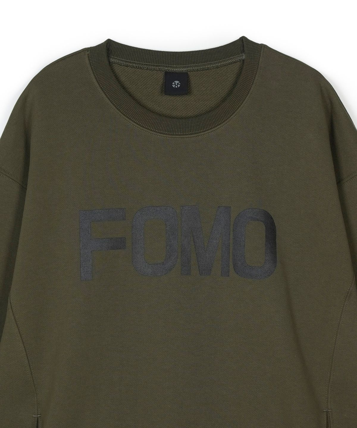 구보(GUVO) Pannel Sweat shirts, Olive green