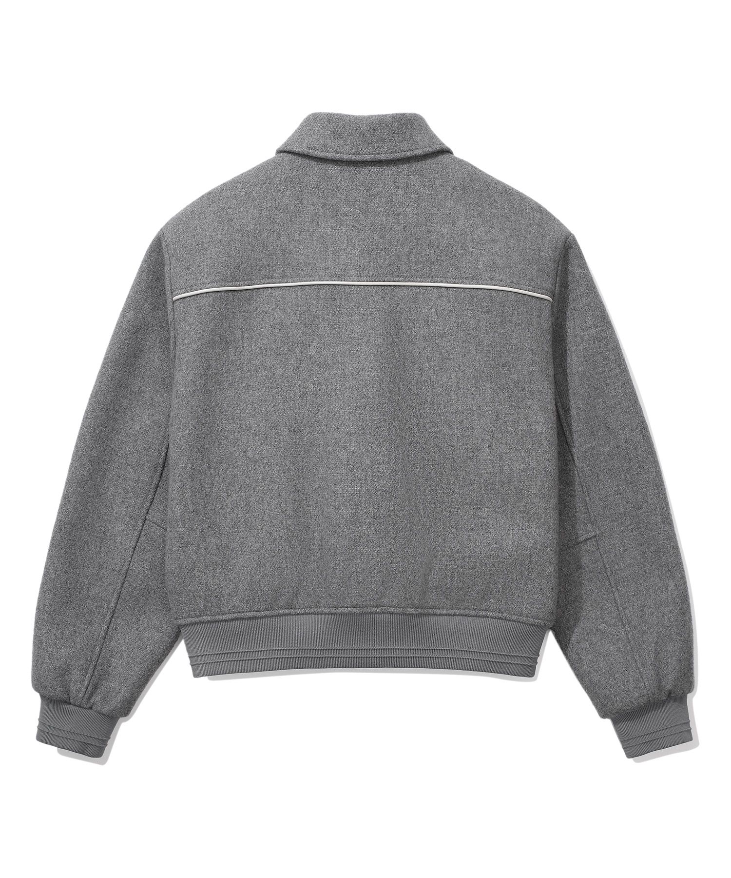 COVERNAT ♥Women's Wool Varsity Jacket/追跡付 MUSINSA公式 | COVERNAT WOMAN Women's Wool Varsity Jacket Gray