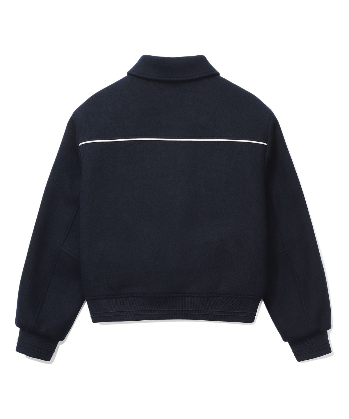 커버낫 우먼(COVERNAT WOMAN) 우먼 울 바시티 자켓 Navy