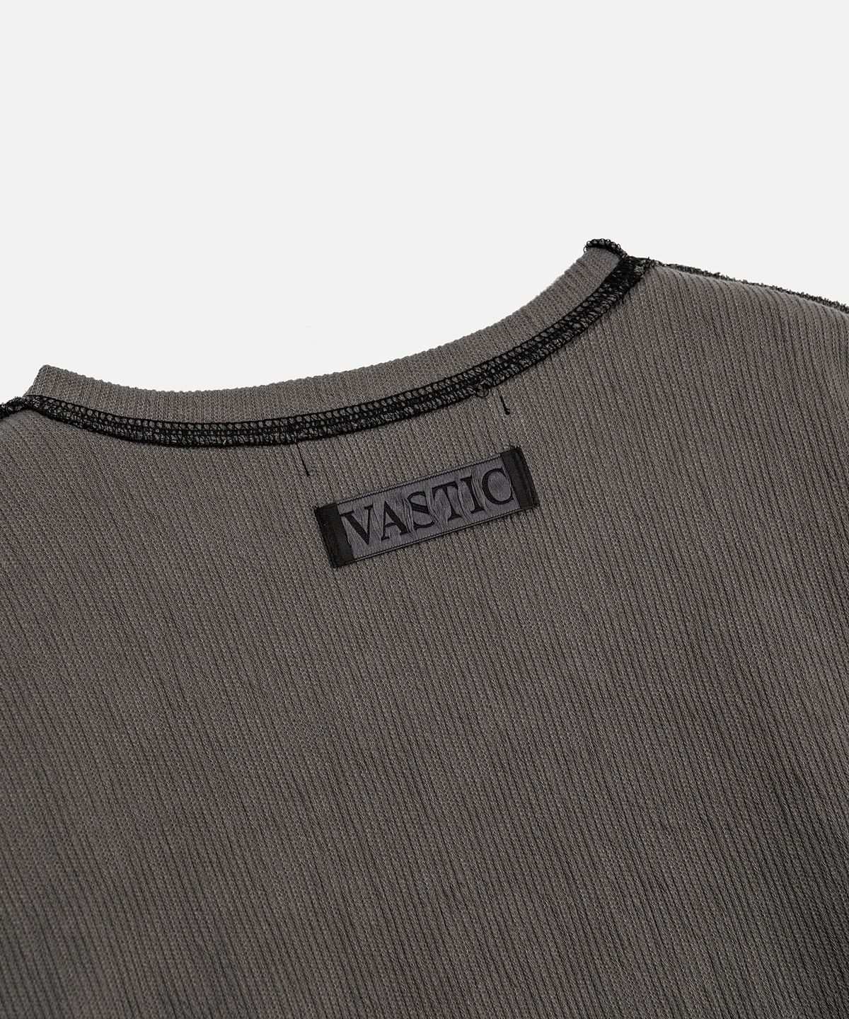바스틱(VASTIC) 리버스 밴드 롱슬리브_차콜