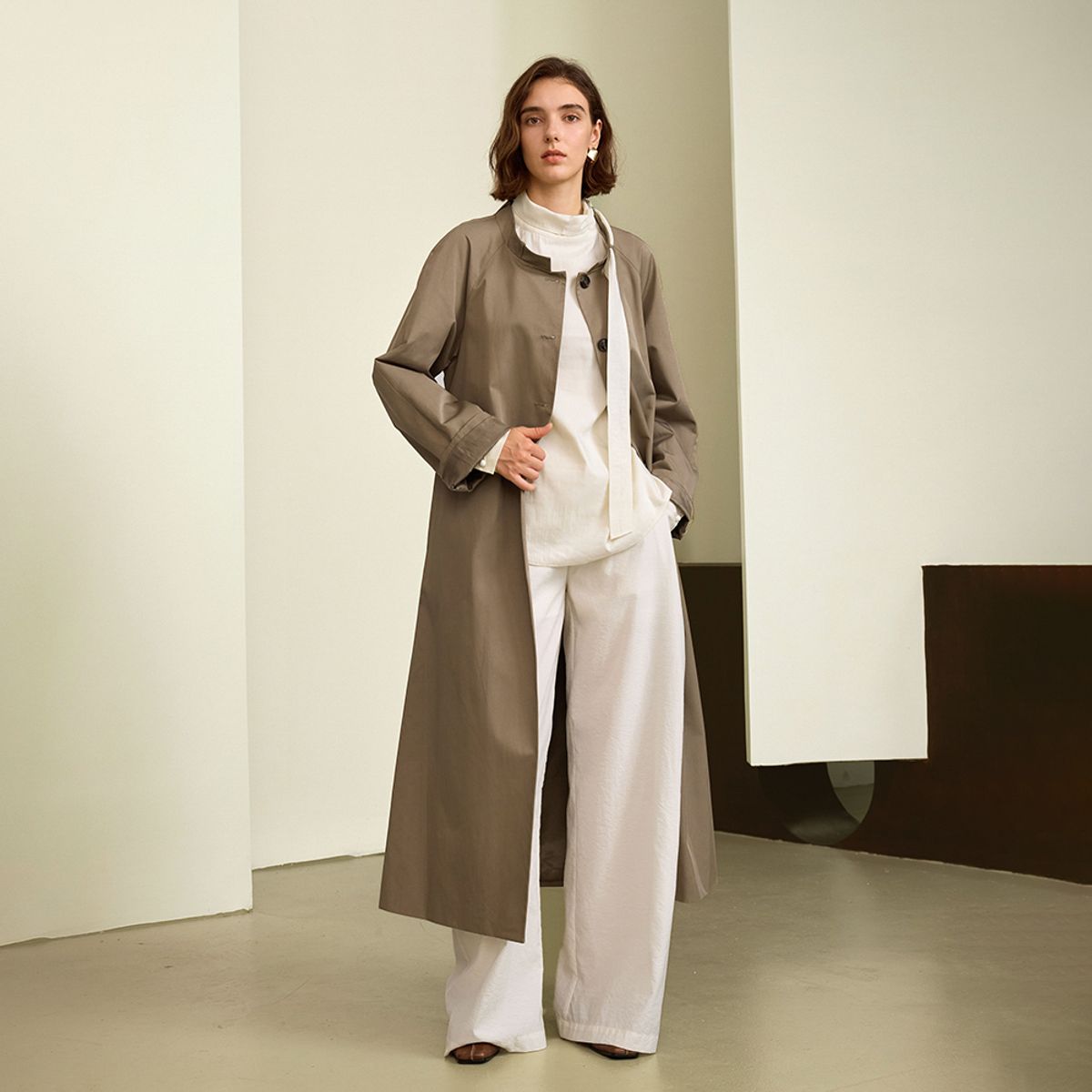 와이와이아이엠(YYIAM) YY_Gentle casual trench coat