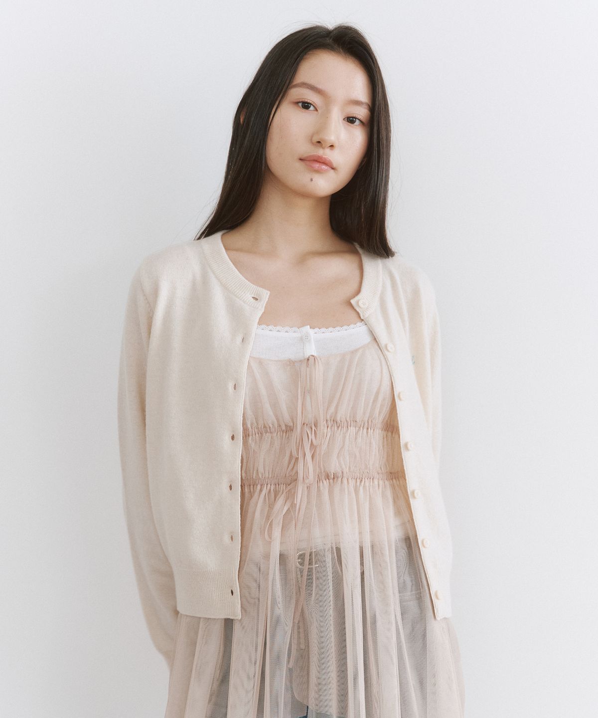 쎄미(SSEMI) CLASSIC WOOL CARDIGAN(IV)