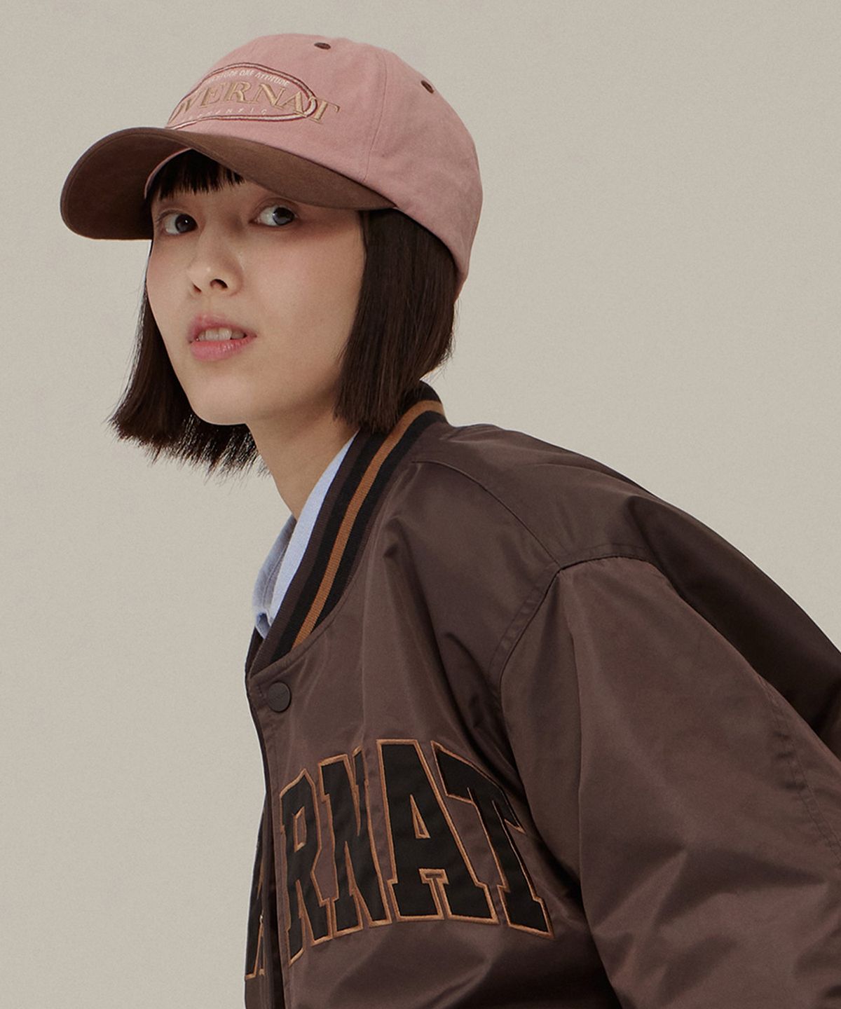 커버낫(COVERNAT) [코지 핏] 빈티지 볼캡 핑크