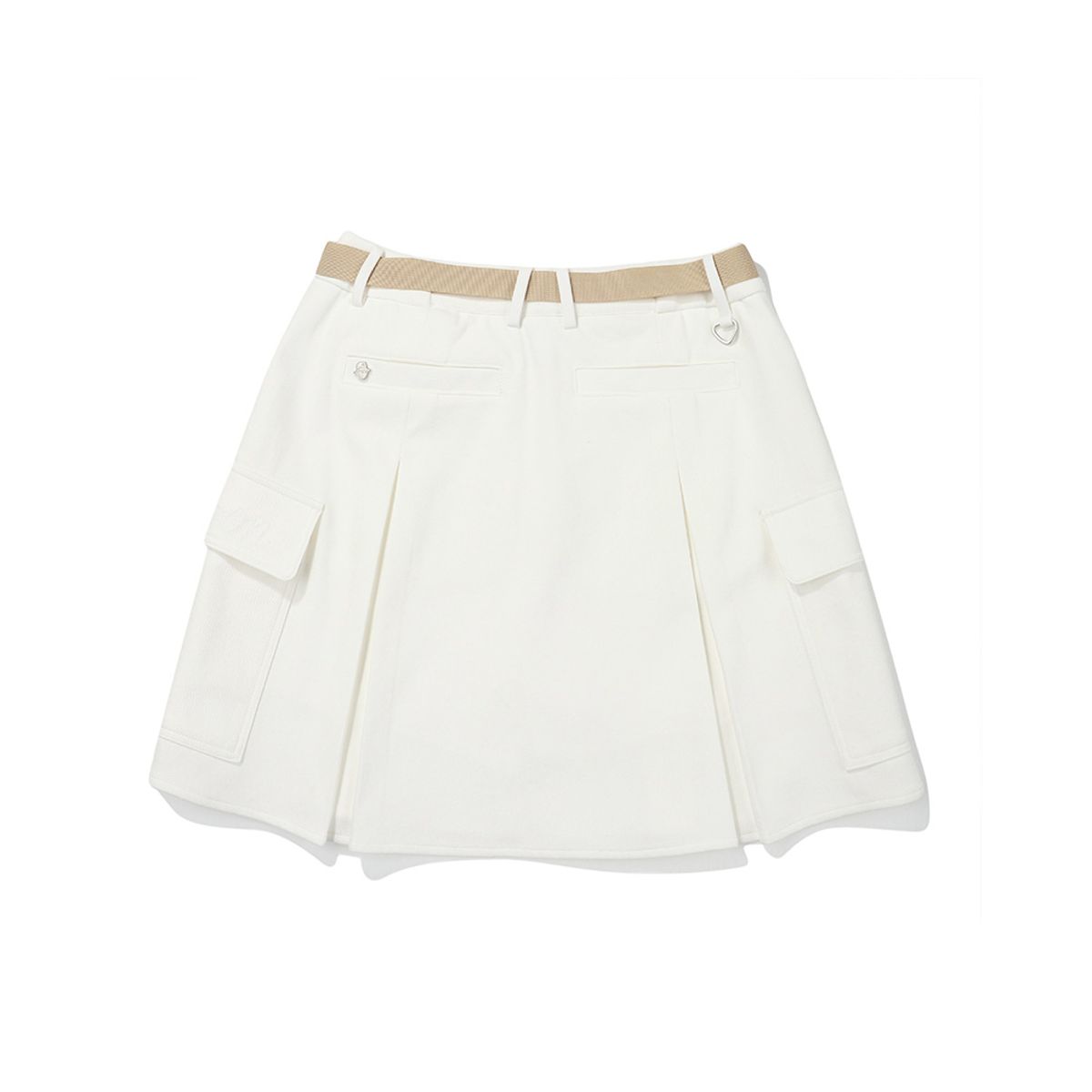 말본 골프(MALBON GOLF) 카고포켓 A라인 스커트 IVORY (WOMAN)