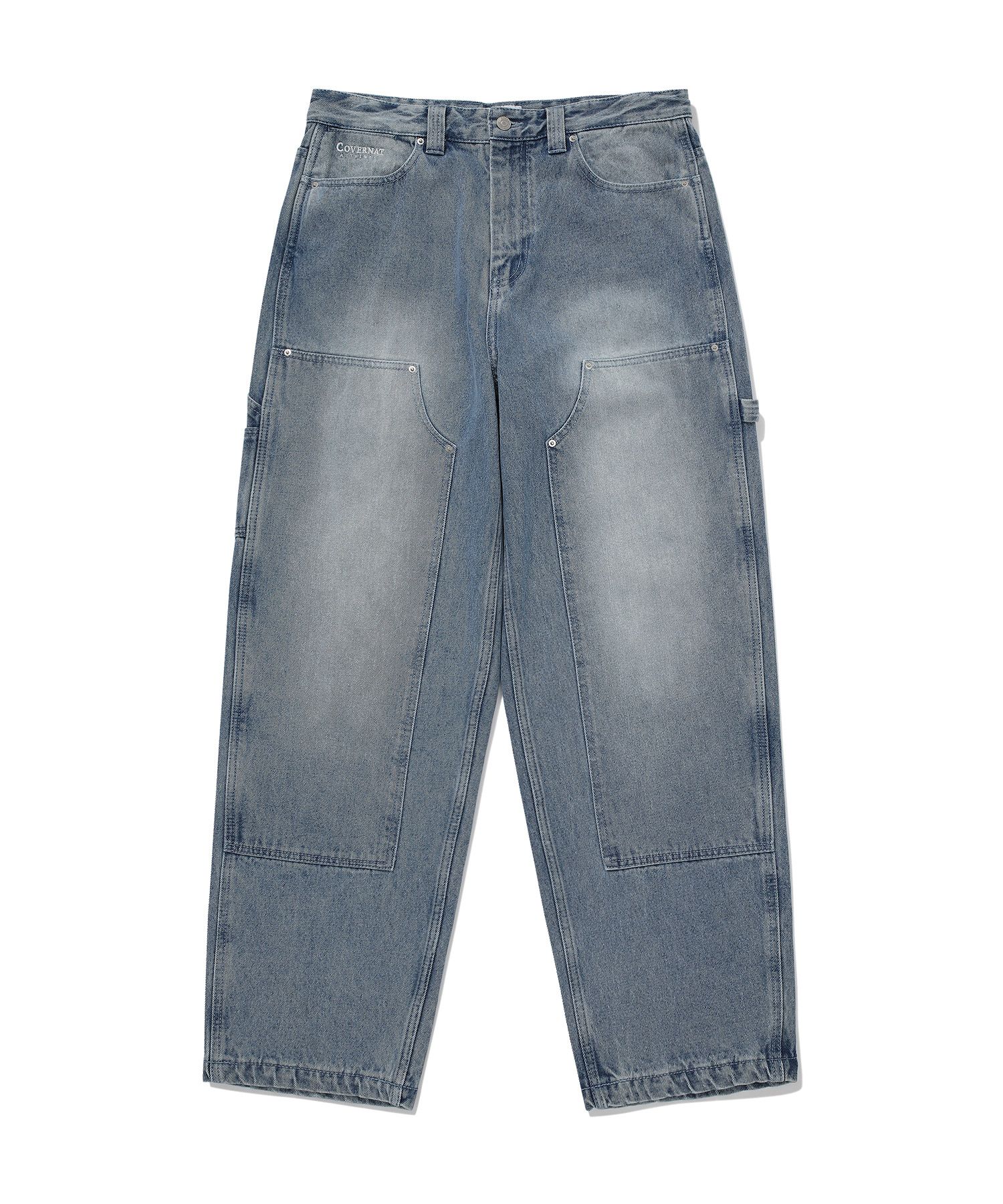 MUSINSA公式 | COVERNAT Semi-wide fit carpenter denim pants