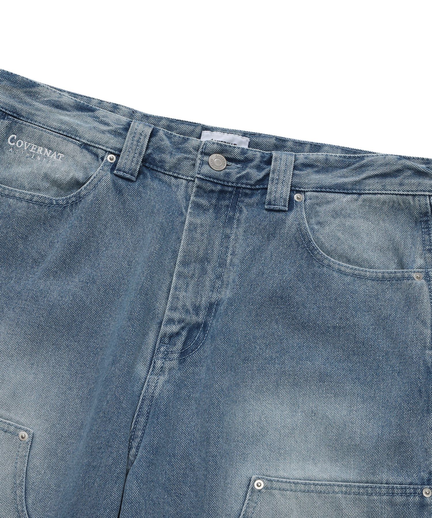 MUSINSA公式 | COVERNAT Semi-wide fit carpenter denim pants