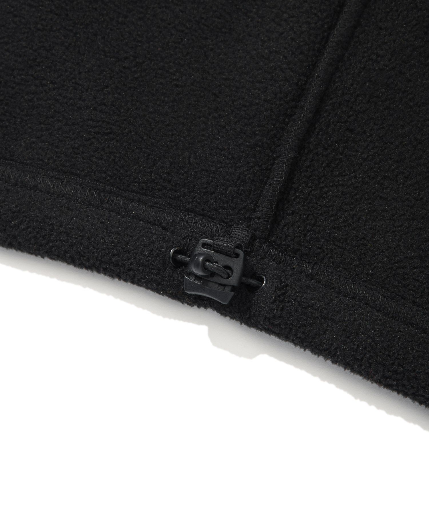 MUSINSA | COVERNAT Arch Logo Fleece Half Zip-Up Man to Man Black