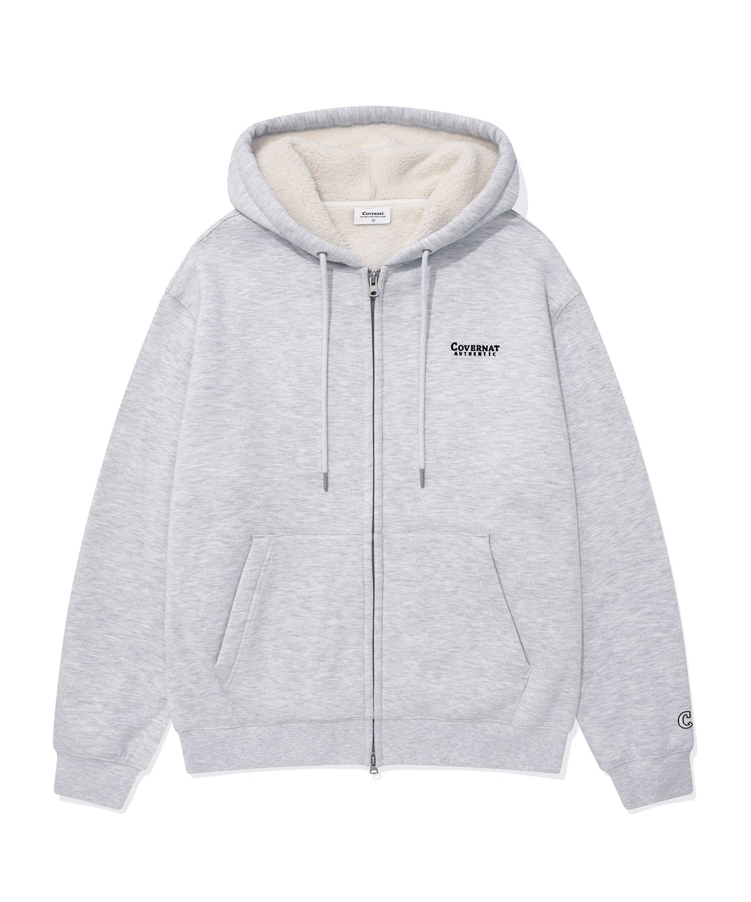 【COVERNAT】☆REVERSIBLE COMFY BOA HOODIED ZIP-UP JACKE.T Covernat Unisex Reversible Compy Boa Hoodie Zipup Jacket