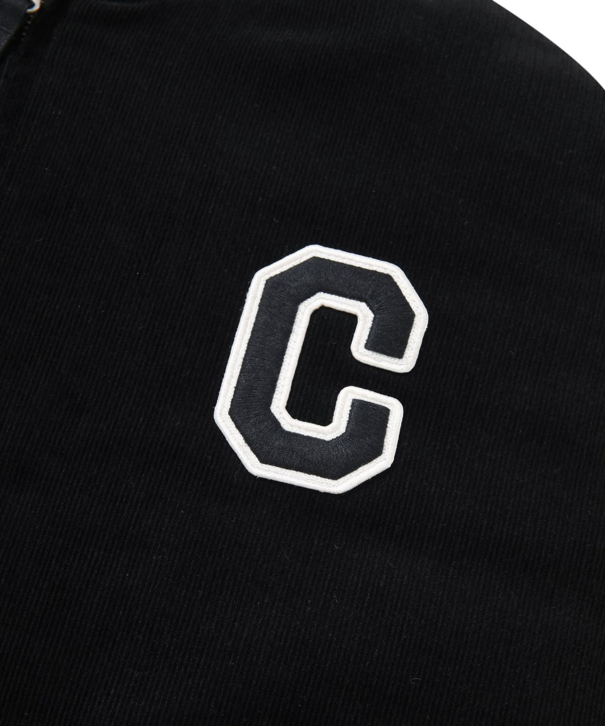커버낫(COVERNAT) C 로고 코듀로이 후디 자켓 블랙