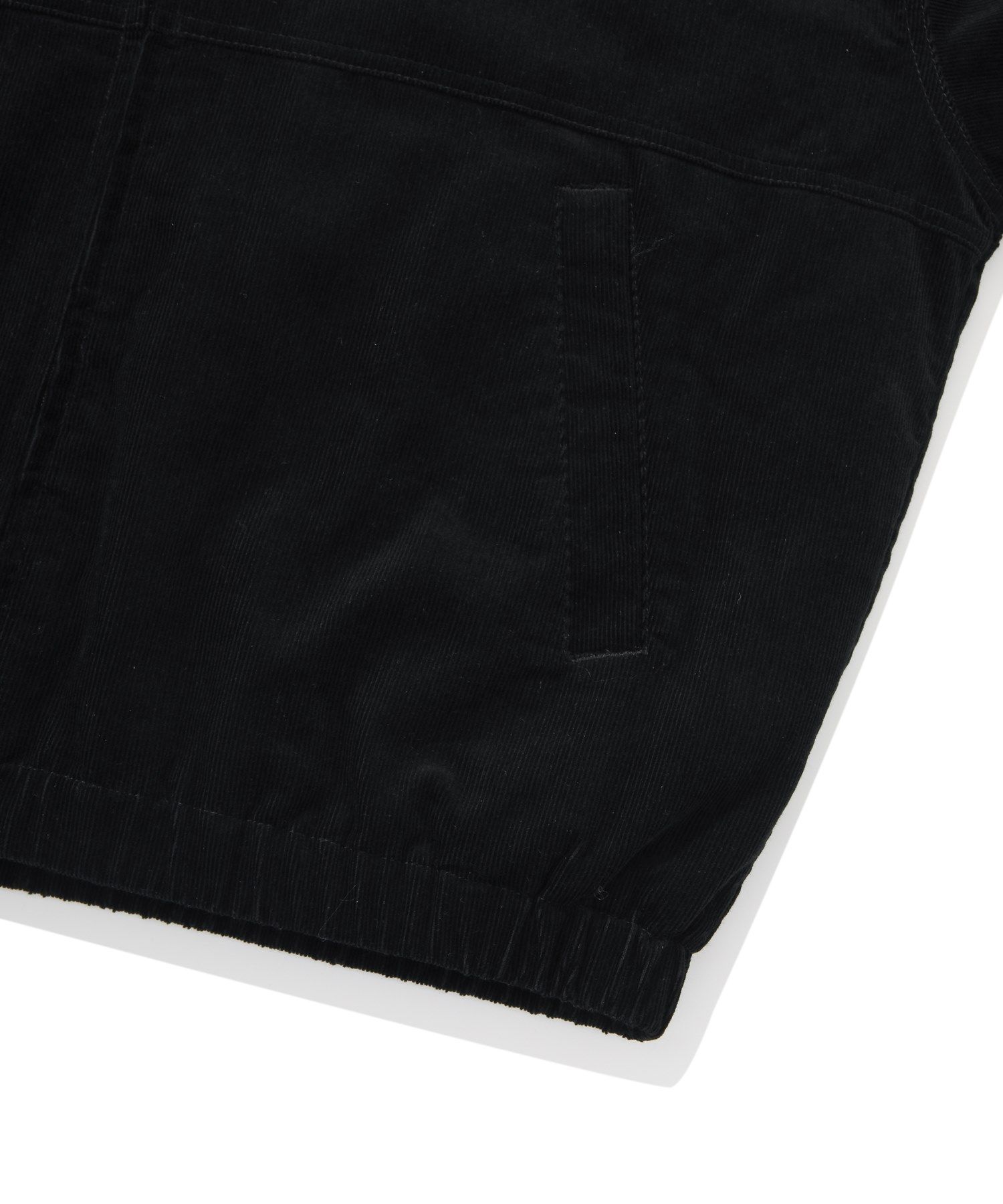 MUSINSA | COVERNAT C Logo Corduroy Hoodie Jacket Black