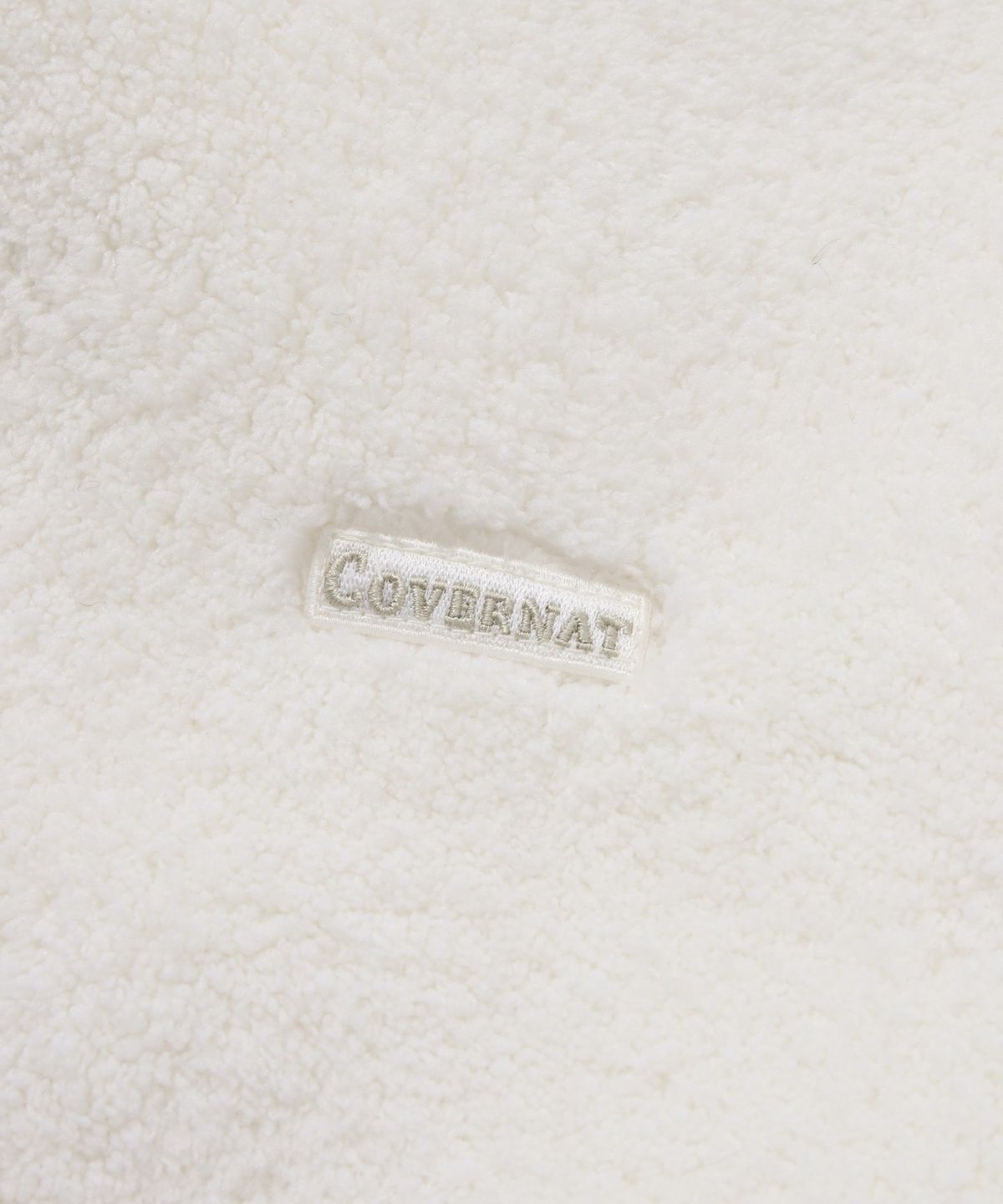 커버낫(COVERNAT) 스탠카라 리버시블 쉐르파 자켓 아이보리