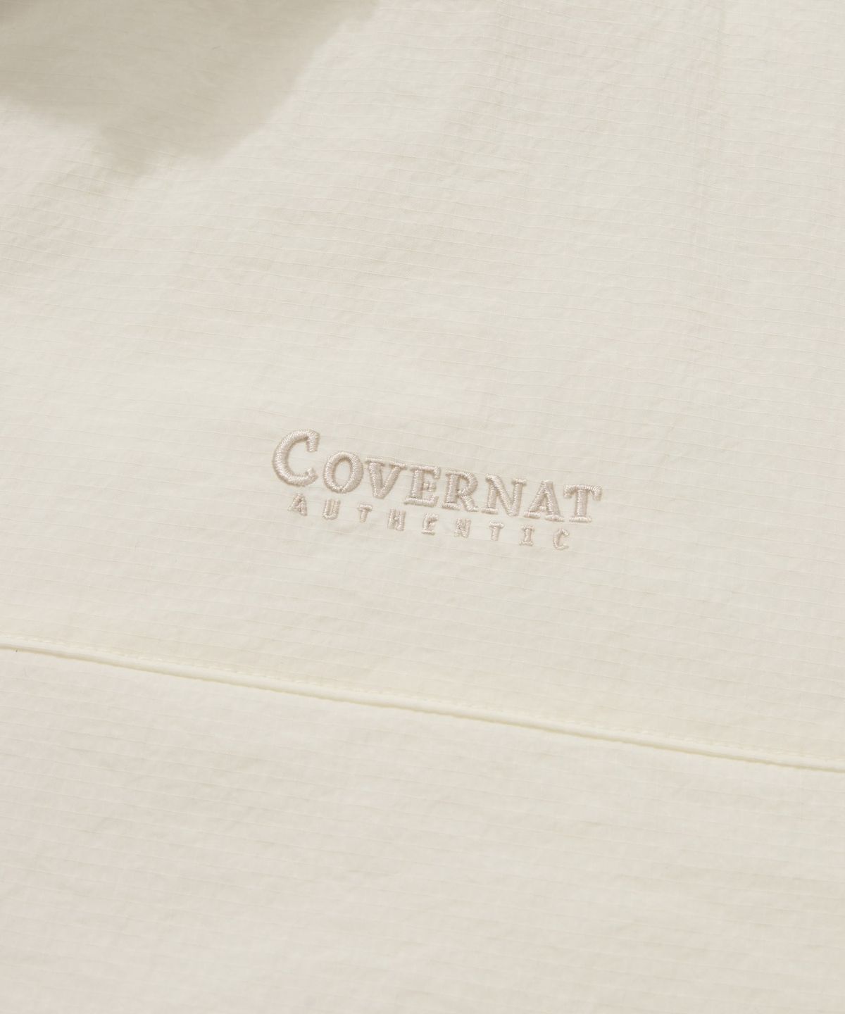 커버낫(COVERNAT) 스탠카라 리버시블 쉐르파 자켓 아이보리