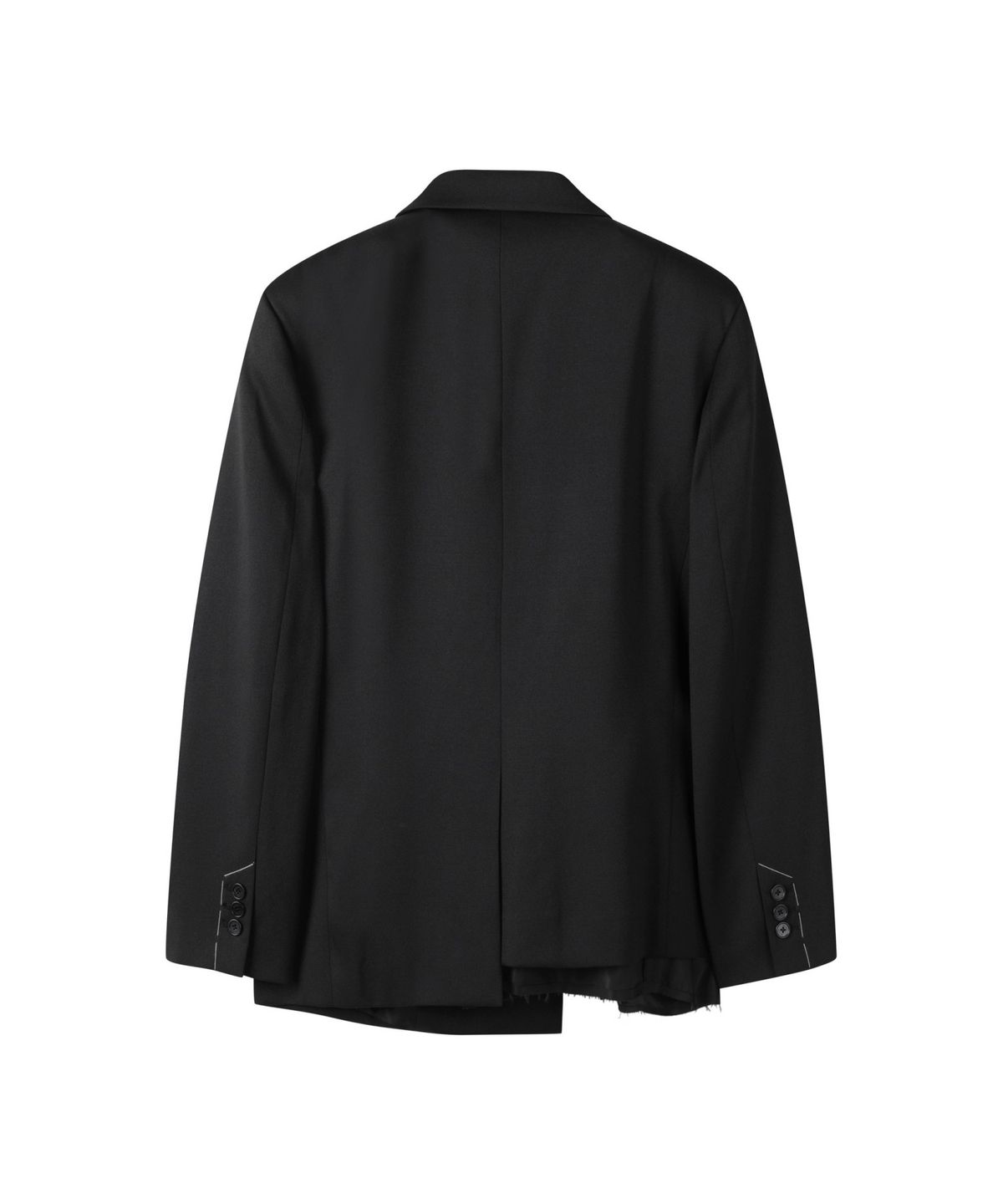 래코드(RECODE) Raw Edged Oversized Jacket_RKJAA24607BKX