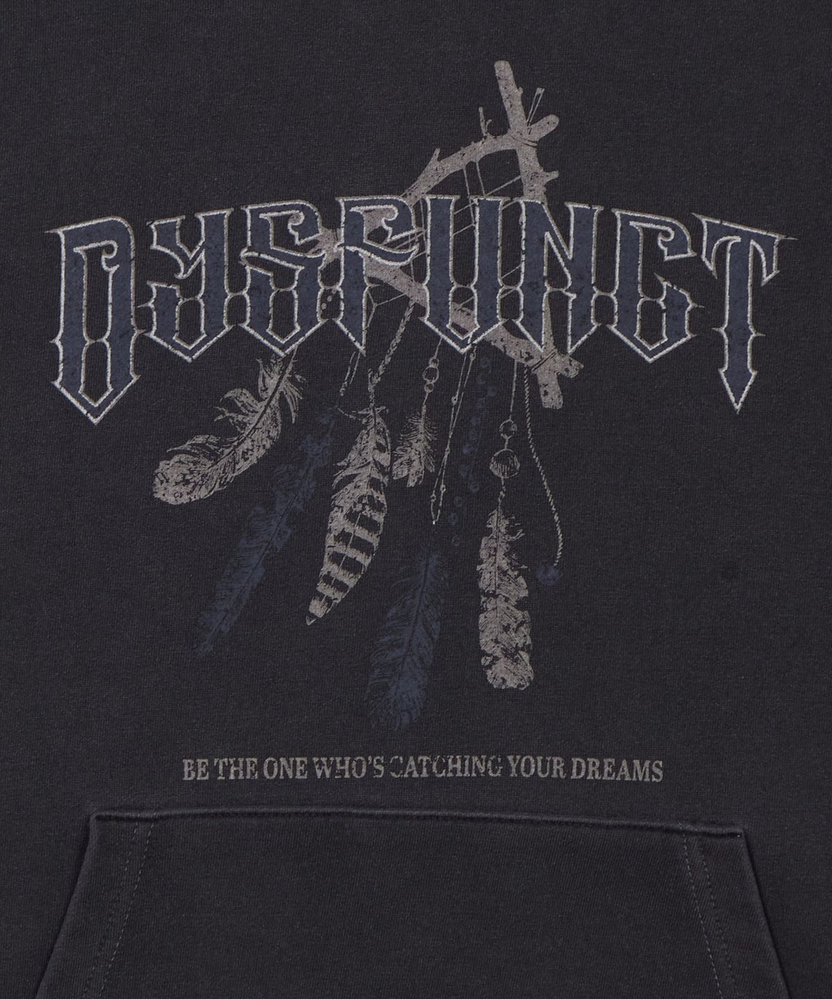 디스펑트(DYSFUNCT) DREAM CATCHER PIGMENT HOODIE(CHARCOAL)