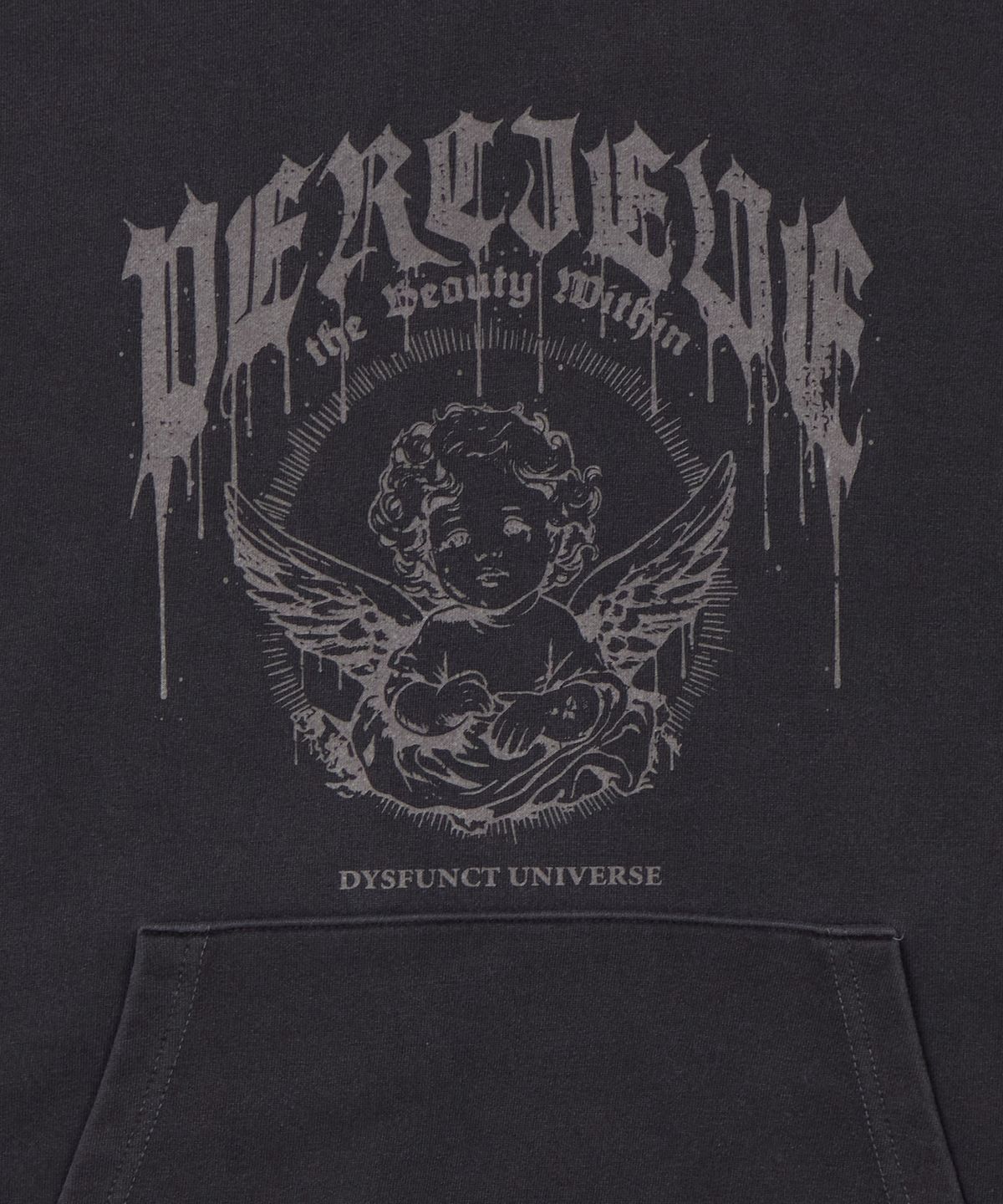디스펑트(DYSFUNCT) ANGELIC PIGMENT HOODIE(CHARCOAL)