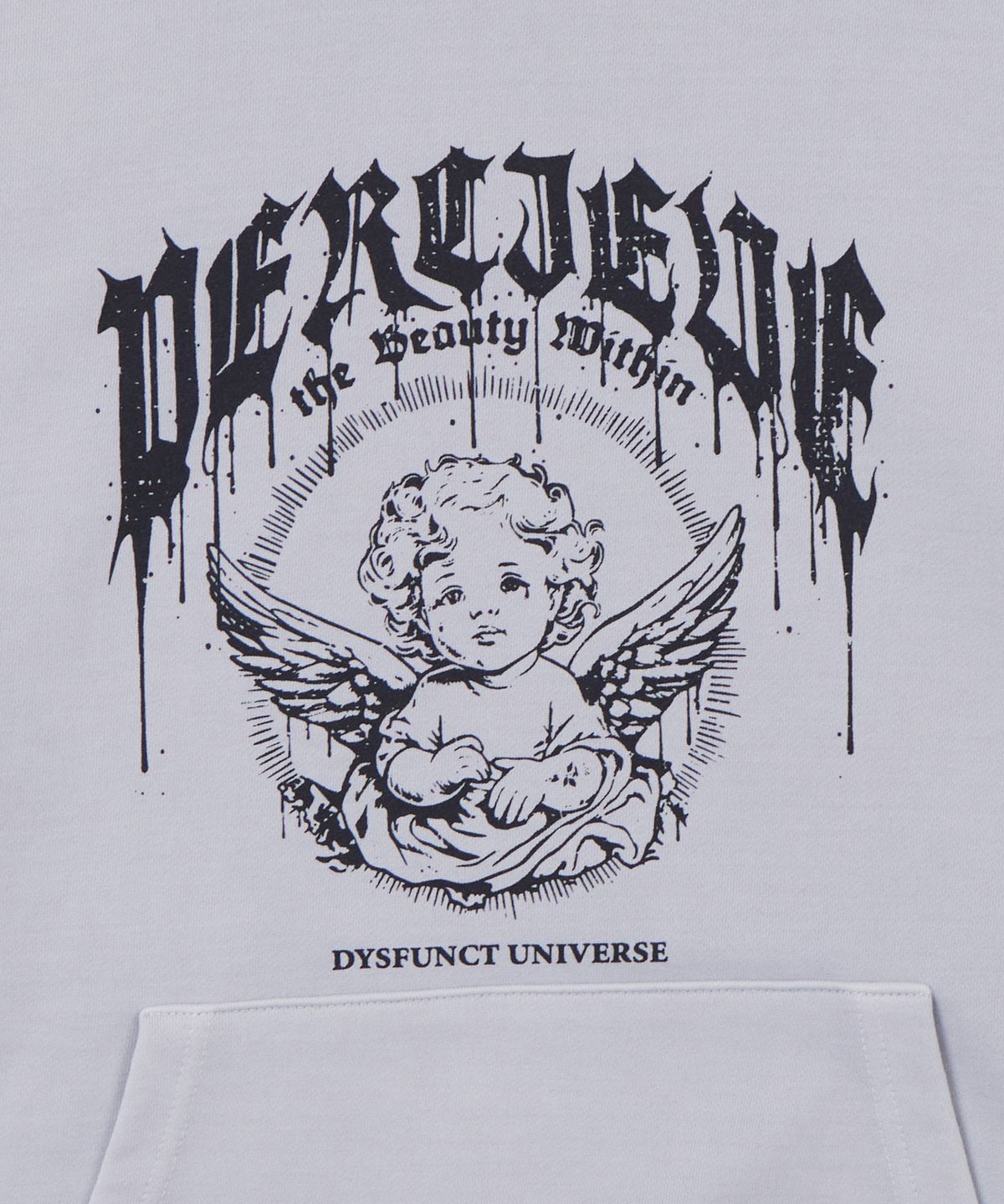 디스펑트(DYSFUNCT) ANGELIC PIGMENT HOODIE(BLUE GRAY)