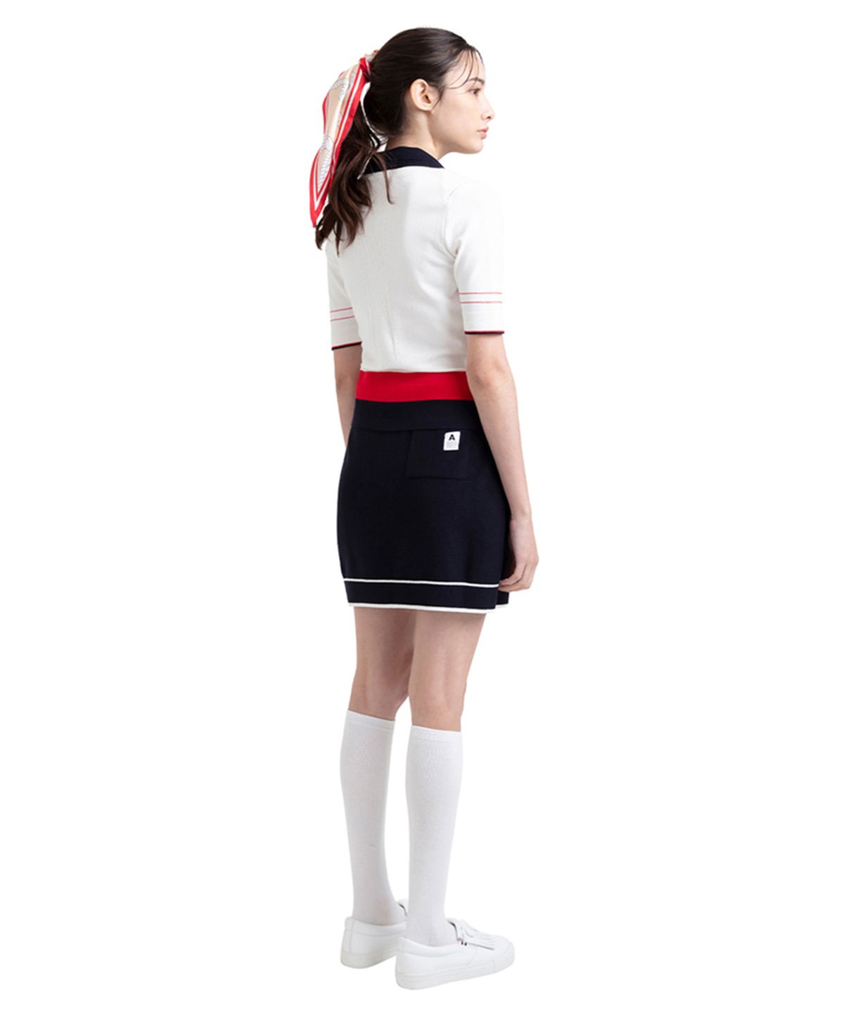 에이븐(AVEN) 햄튼 요트 세일러 스카프 레드