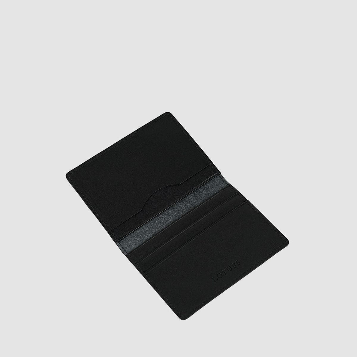 로터프(LOTUFF) 남자 카드 명함 지갑 LO-9006 BK 블랙