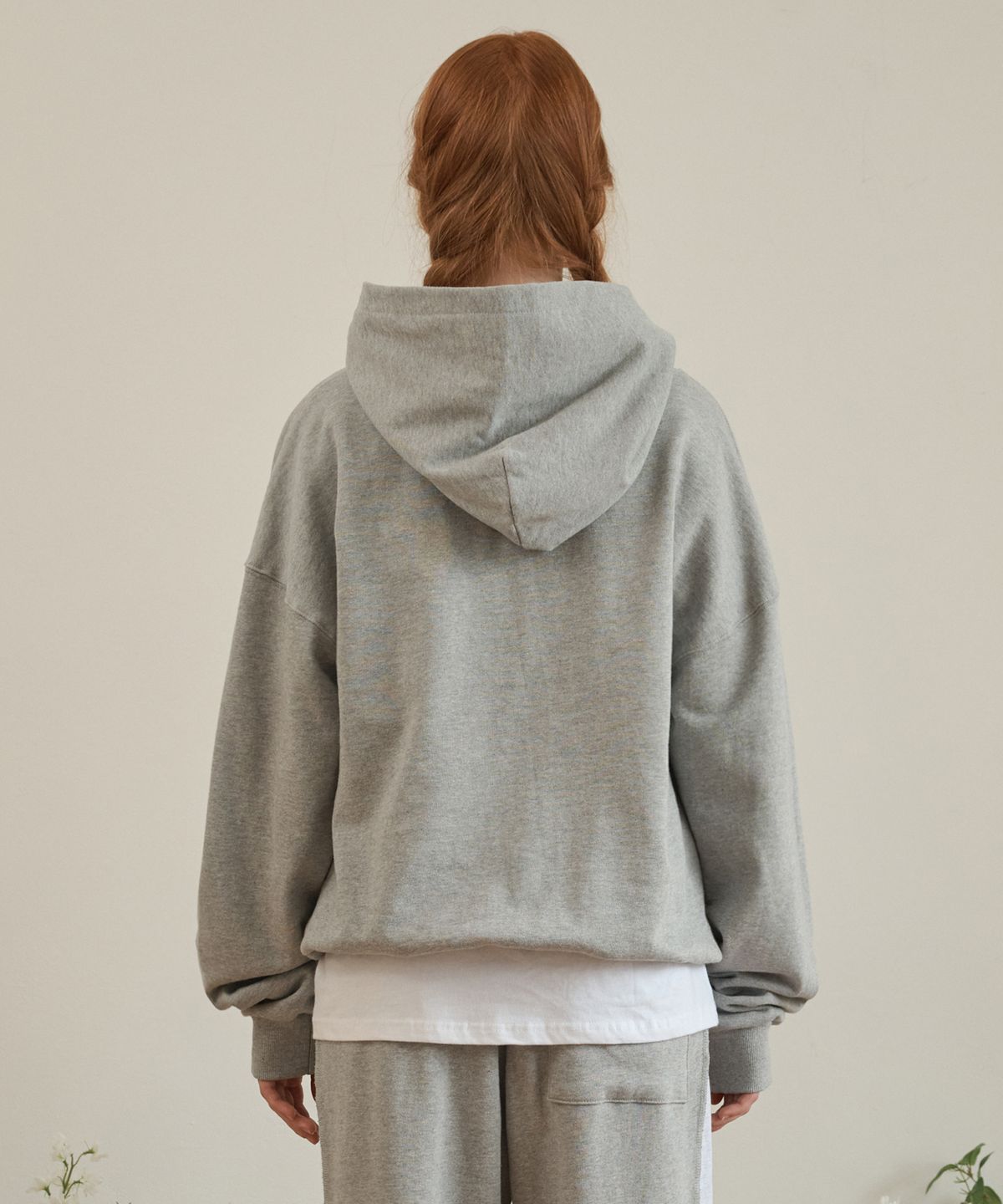 로시로우(LOSSYROW) L&R signature hood Gray