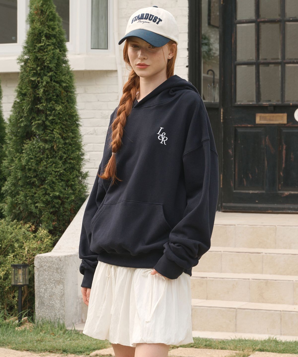 로시로우(LOSSYROW) L&R signature hood Navy