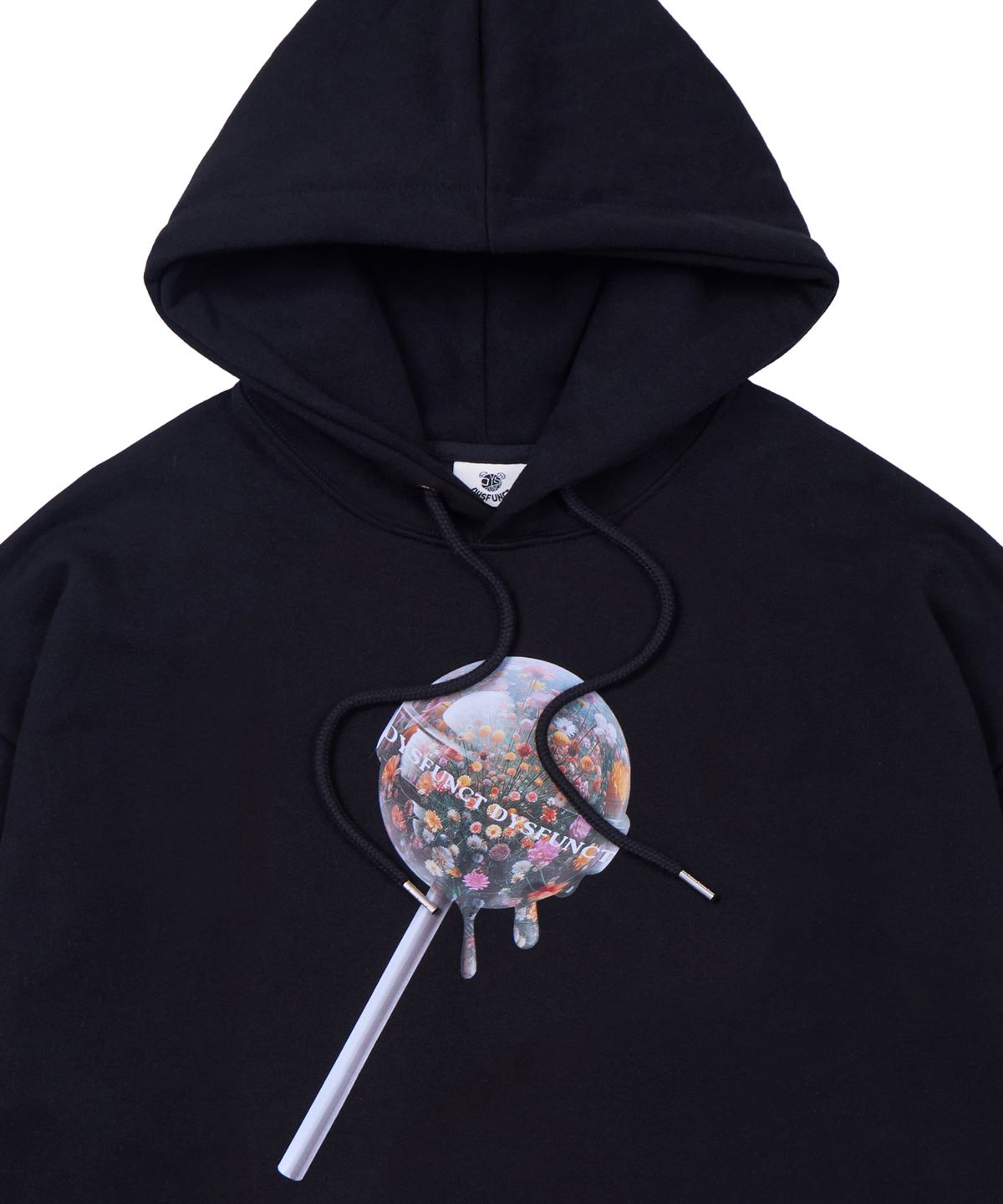 디스펑트(DYSFUNCT) GARDEN CANDY HOODIE(BLACK)
