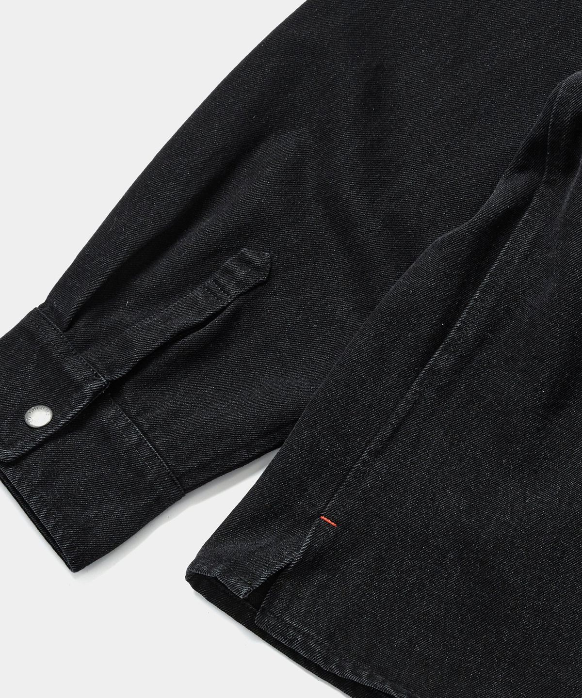 컬럼비아 유니버시티(COLUMBIA UNIVERSITY) SL-LABEL OVER-FIT DENIM SHIRTS 블랙데님