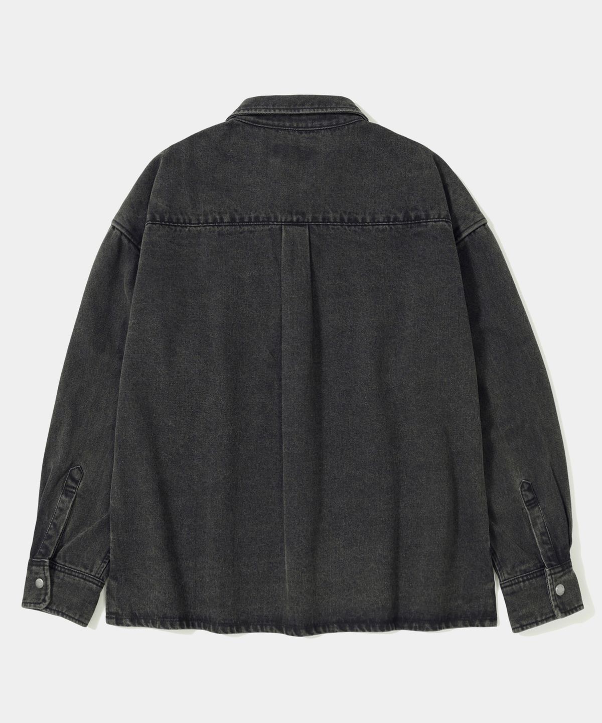 컬럼비아 유니버시티(COLUMBIA UNIVERSITY) SL-LABEL OVER-FIT DENIM SHIRTS 그레이데님